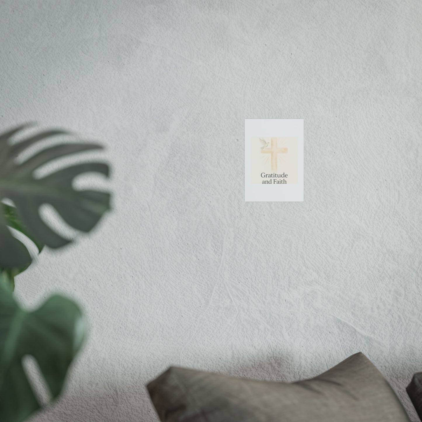 Grateful Hearts – Minimalist Watercolor Fine Art Poster