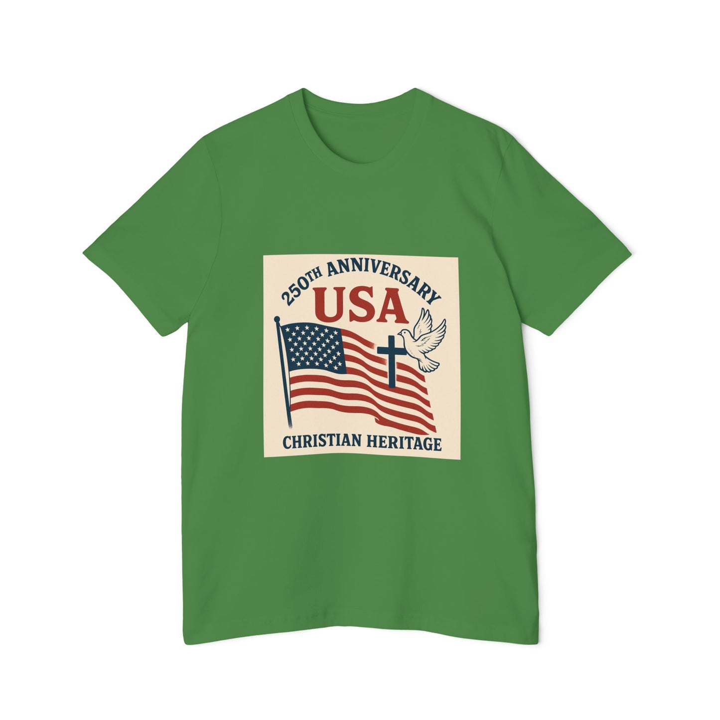 USA 250th Anniversary Vintage Unisex T-Shirt - Christian Heritage Edition