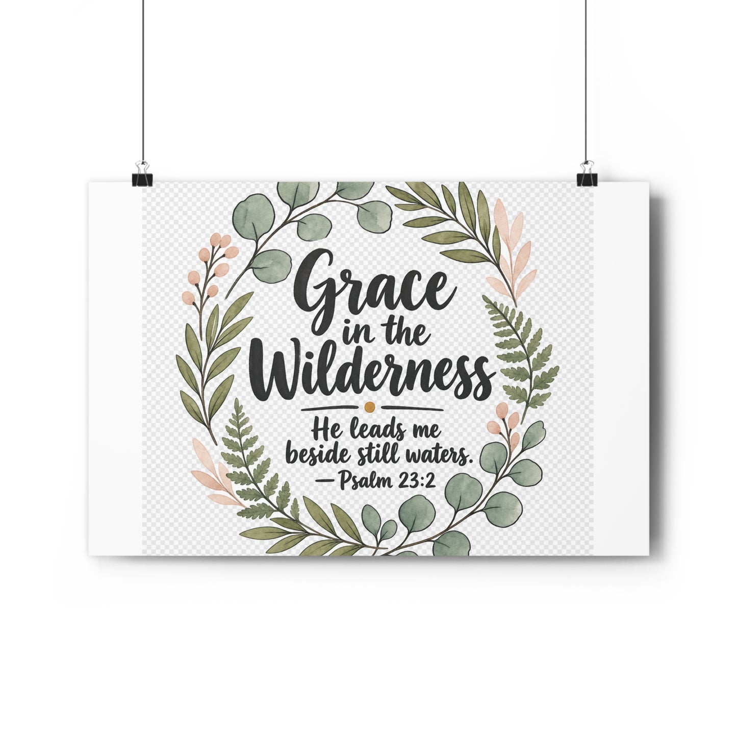 Grace in the Wilderness — Ceramic Mug + 8x10 Giclée Art Print Set