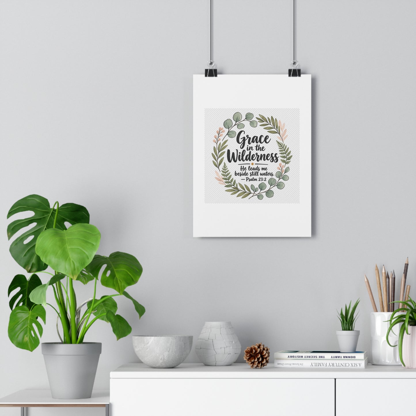 Grace in the Wilderness — Ceramic Mug + 8x10 Giclée Art Print Set