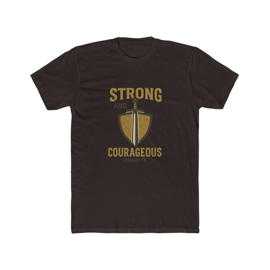 Men's Strong and Courageous Tee