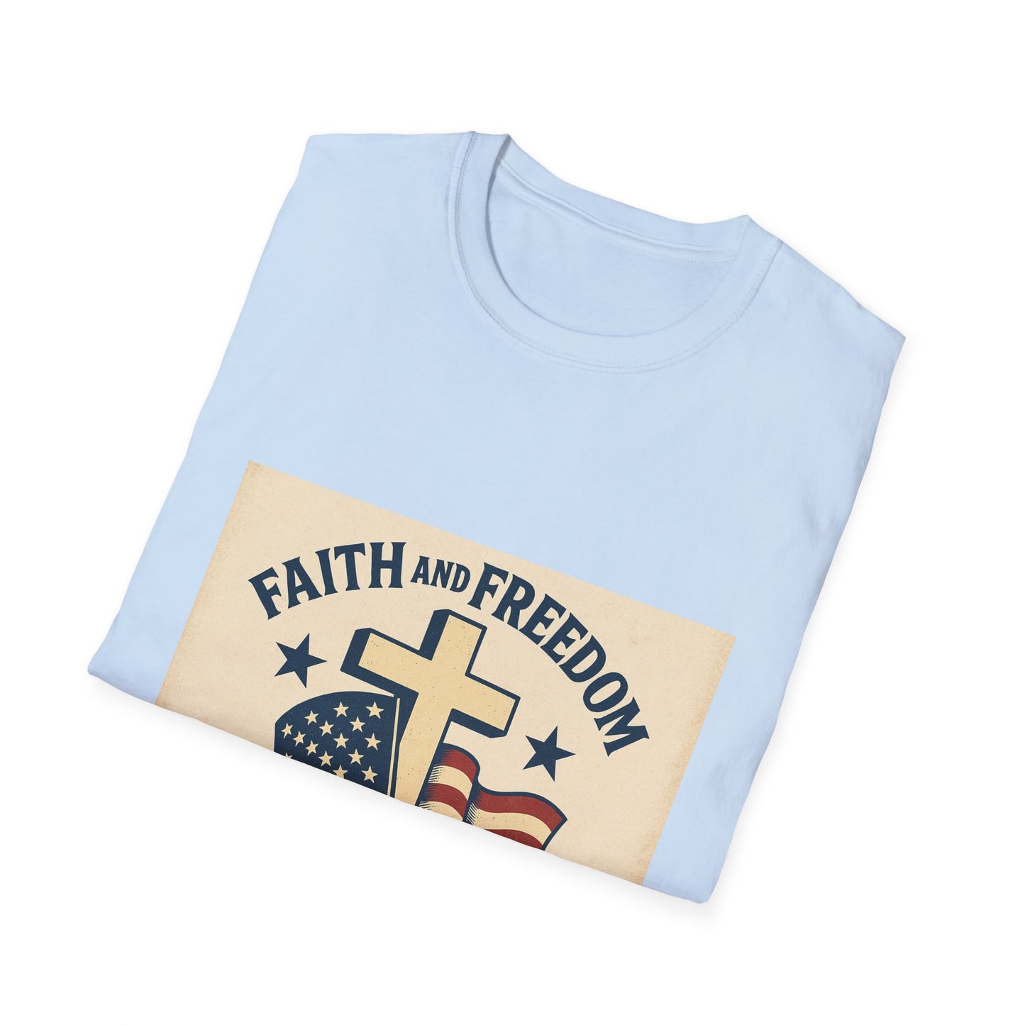 Faith & Freedom 250th Anniversary Vintage Patriotic T-Shirt