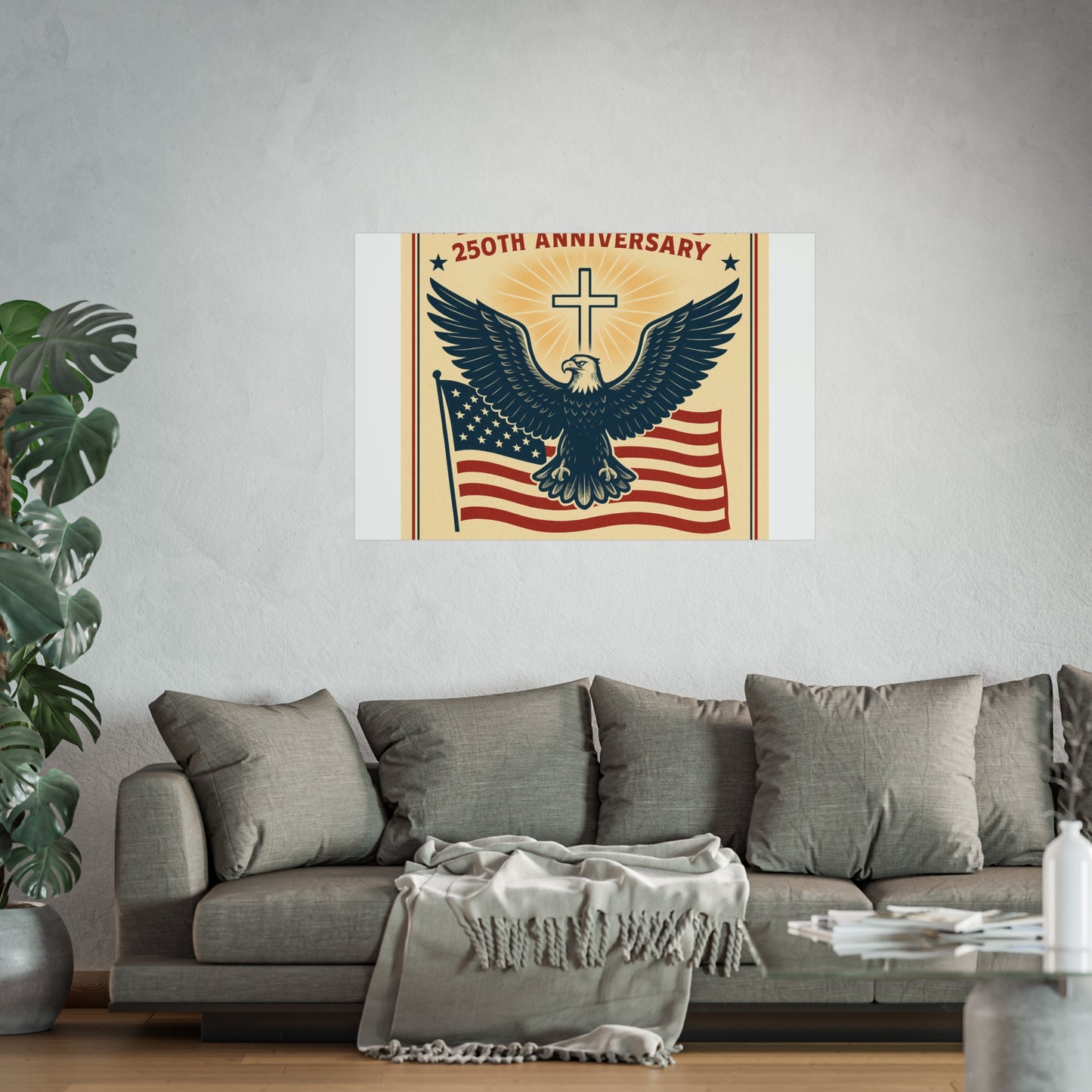 America's 250th Anniversary Fine Art Poster – Faith & Freedom