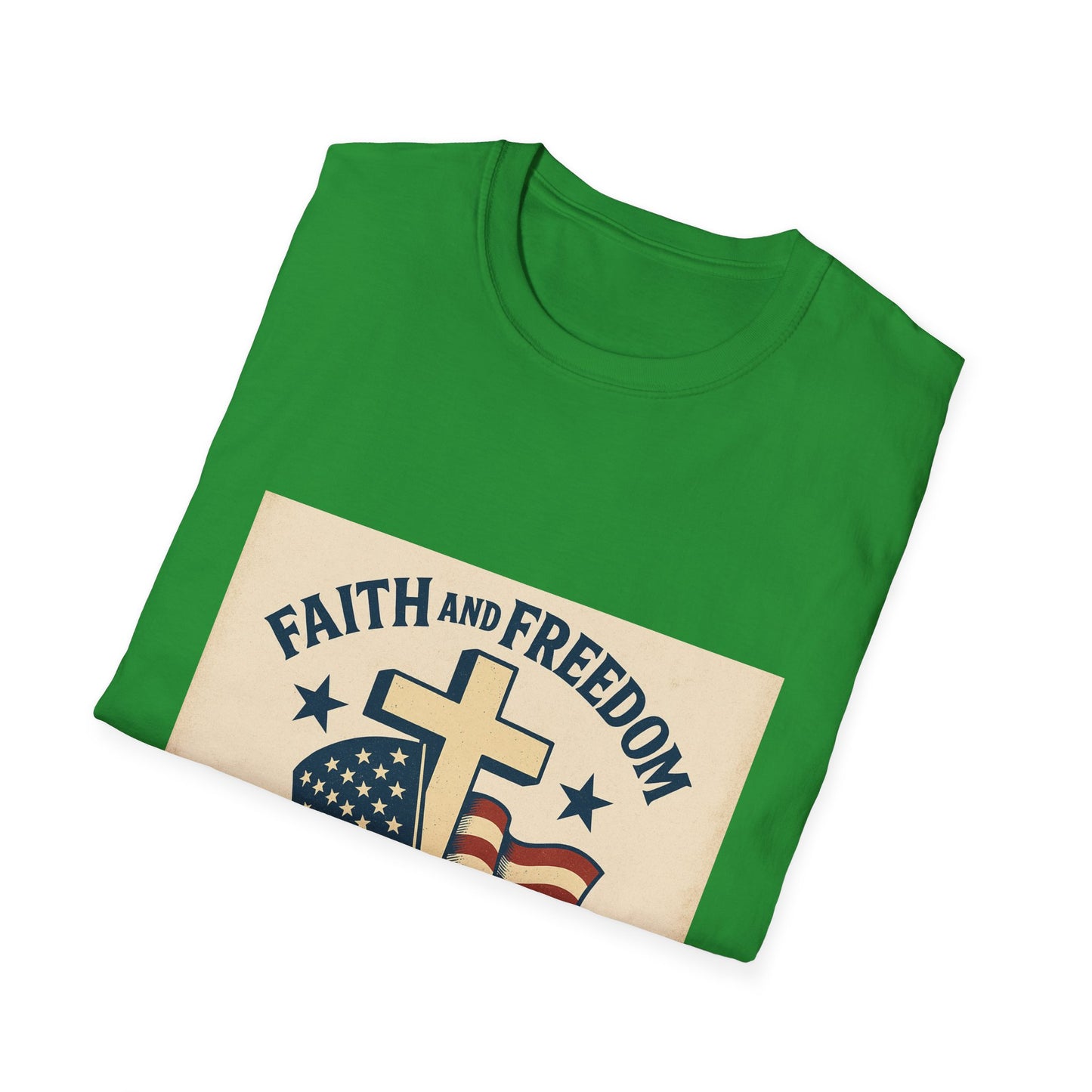 Faith & Freedom 250th Anniversary Vintage Patriotic T-Shirt