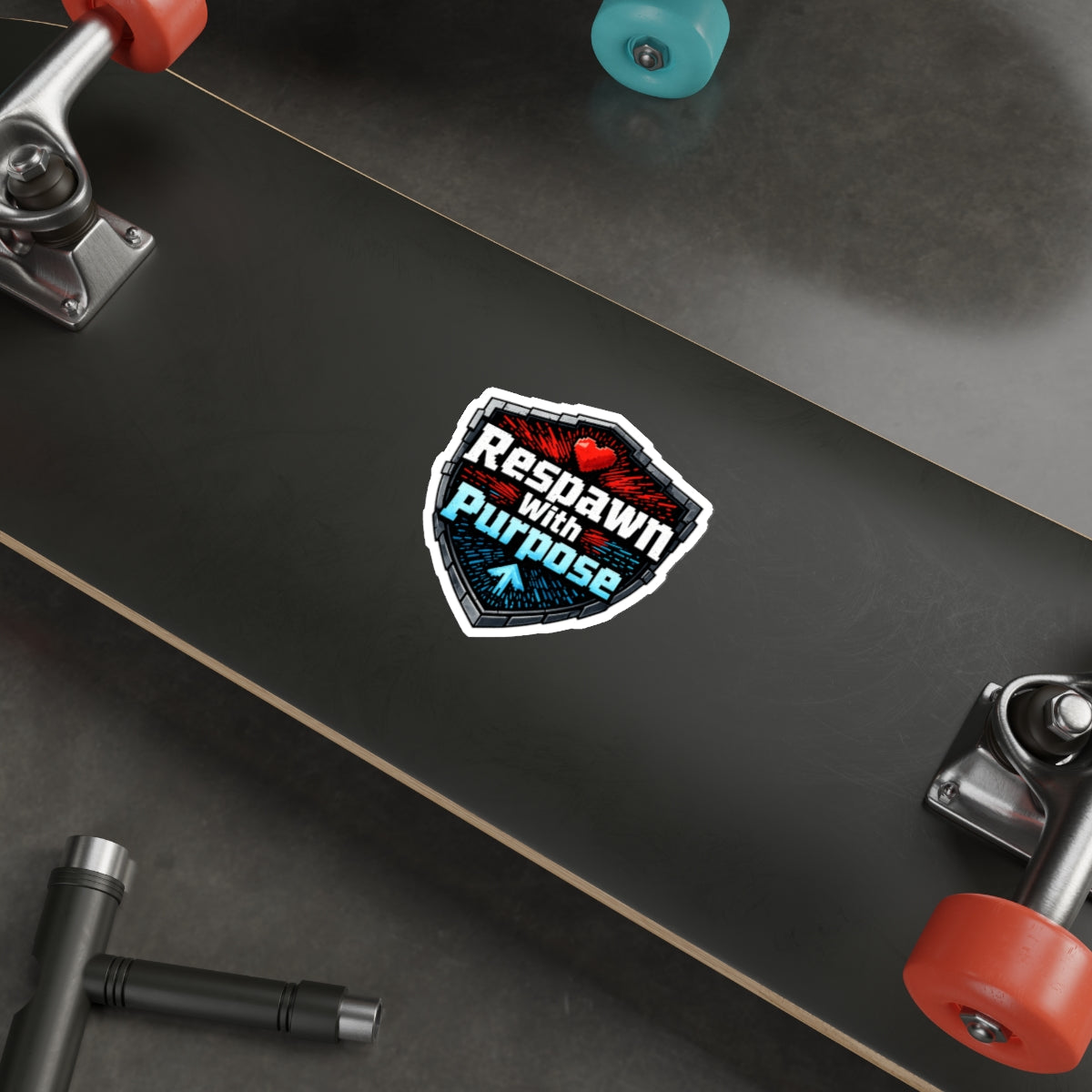 Respawn With Purpose Die-Cut Sticker