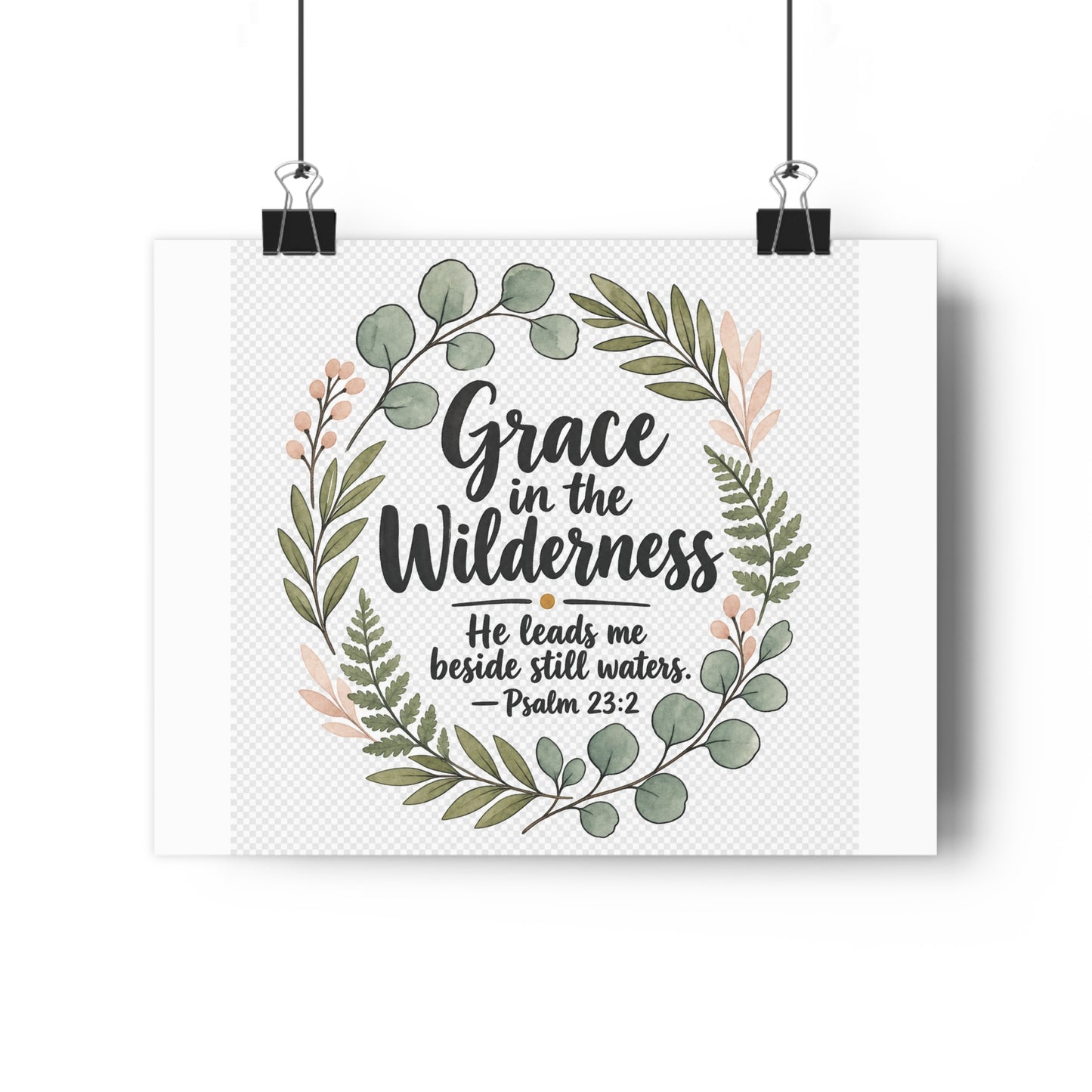 Grace in the Wilderness — Ceramic Mug + 8x10 Giclée Art Print Set