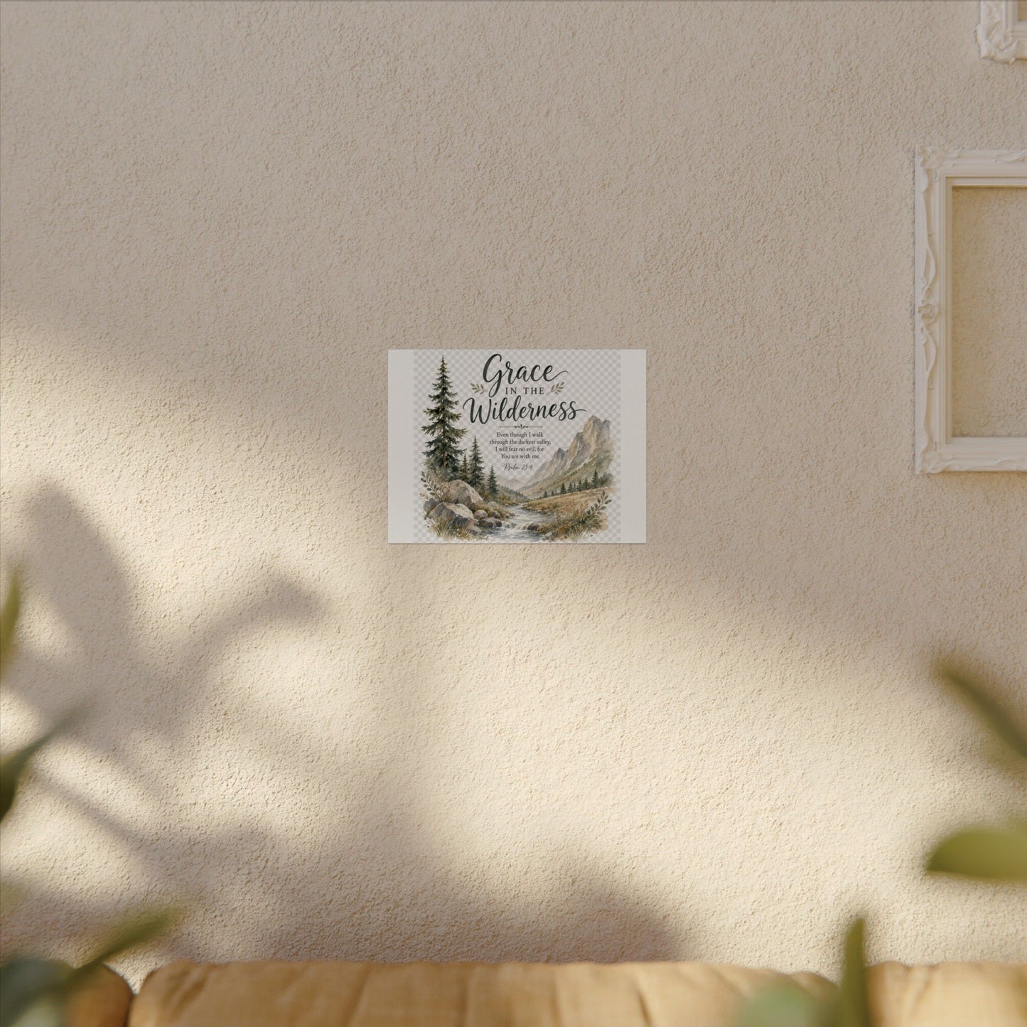 Grace in the Wilderness — Psalm-Inspired Watercolor Printable (8x10, 11x14)