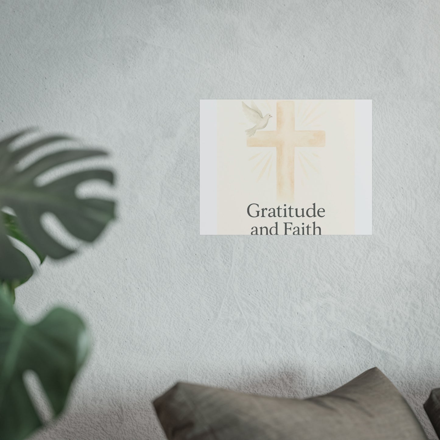 Grateful Hearts – Minimalist Watercolor Fine Art Poster