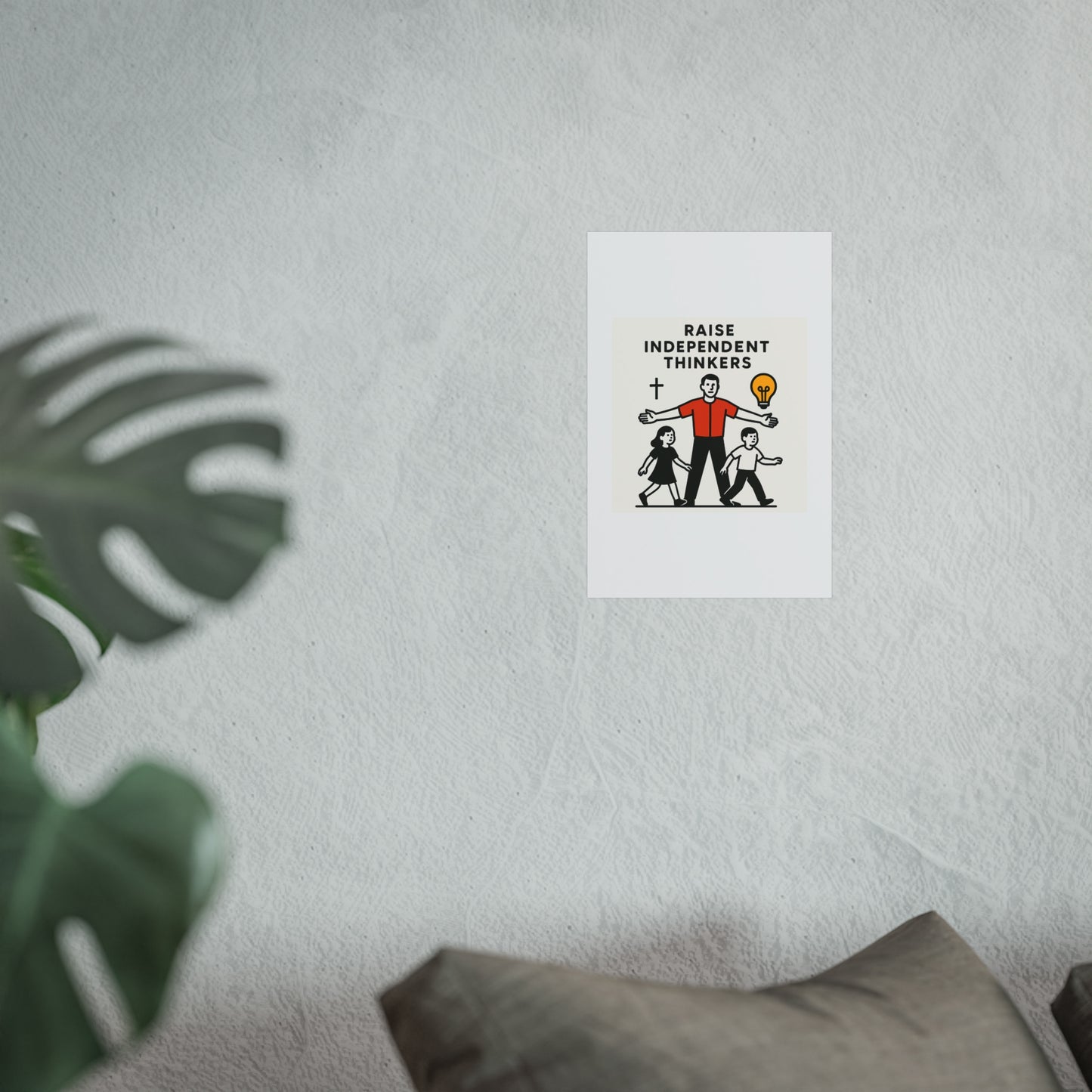 Empowering Homeschool Dads - Modern Minimalist Fine Art Poster