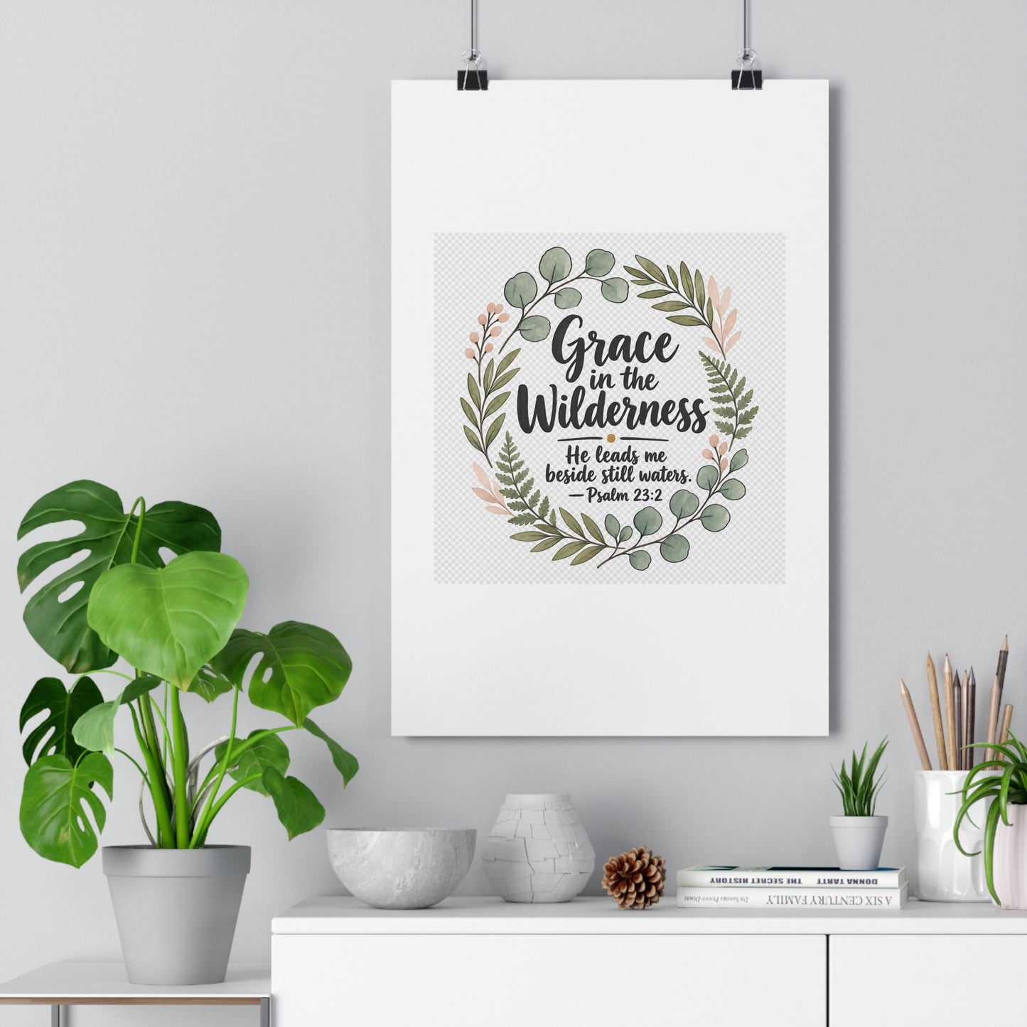 Grace in the Wilderness — Ceramic Mug + 8x10 Giclée Art Print Set