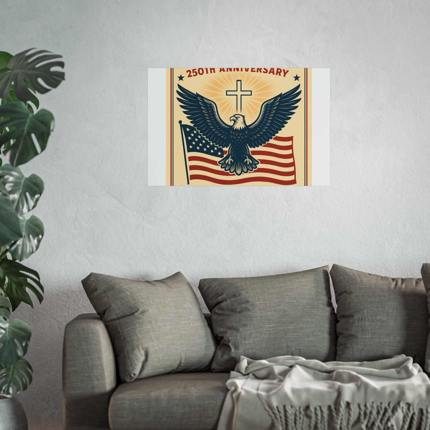 America's 250th Anniversary Fine Art Poster – Faith & Freedom