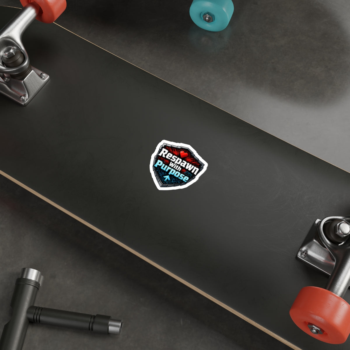 Respawn With Purpose Die-Cut Sticker