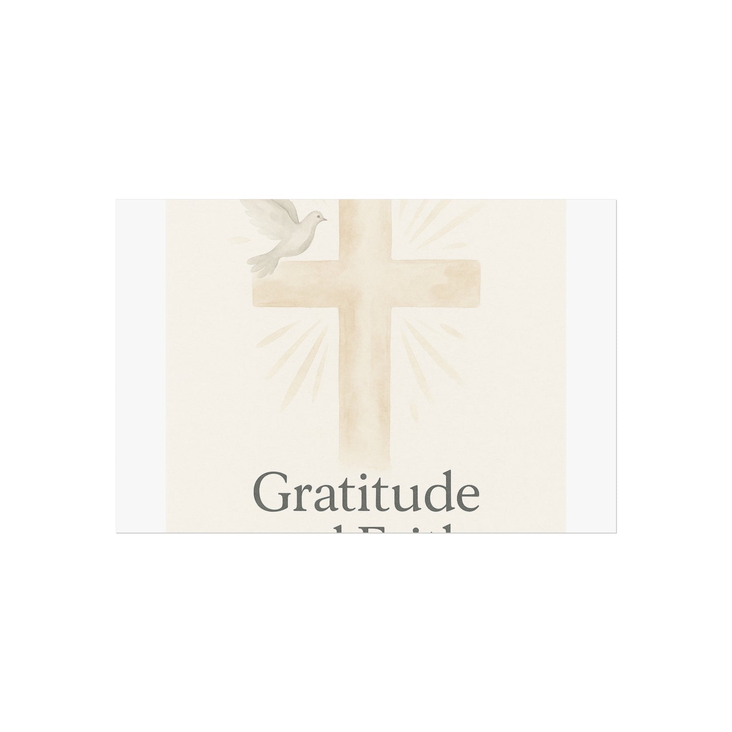Grateful Hearts – Minimalist Watercolor Fine Art Poster