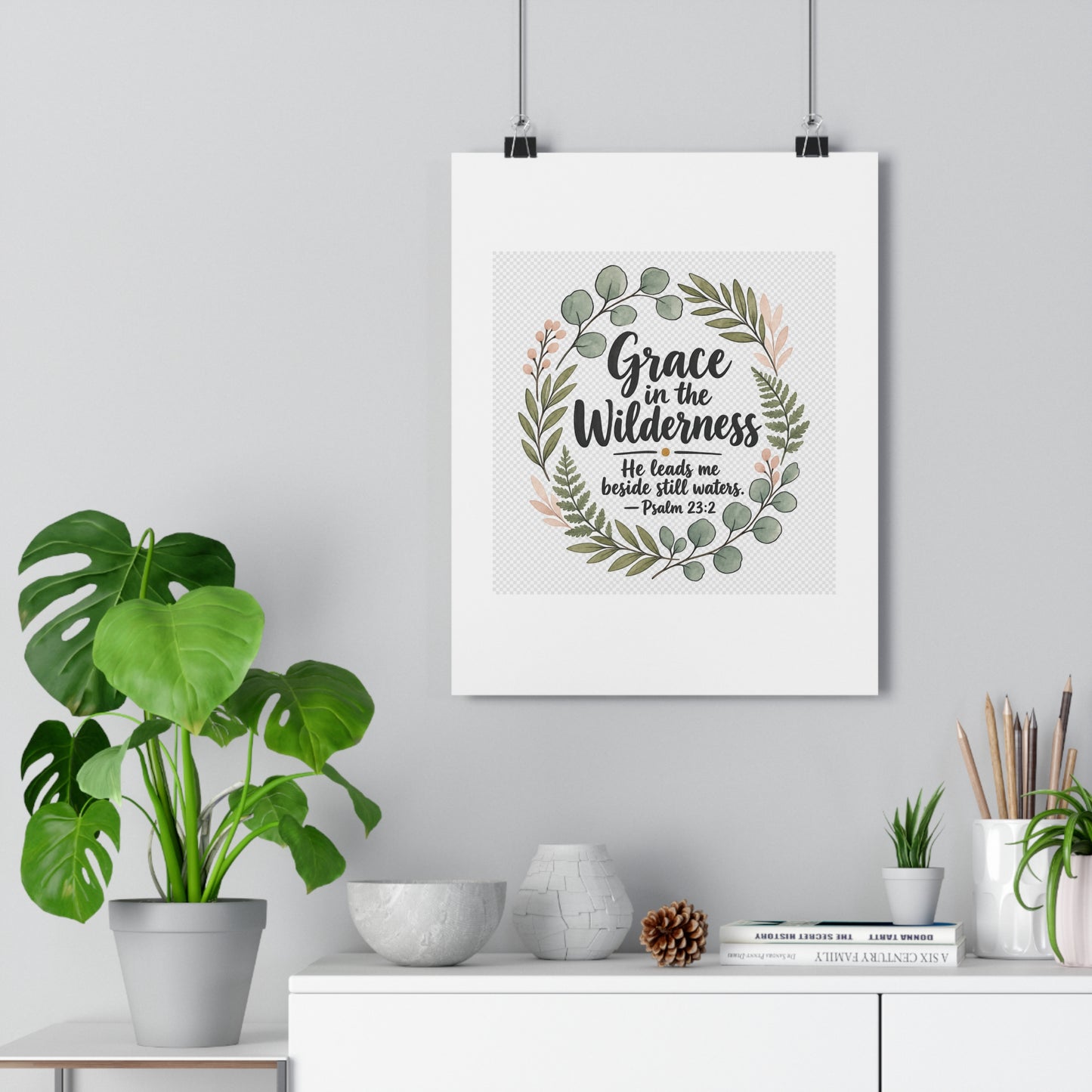 Grace in the Wilderness — Ceramic Mug + 8x10 Giclée Art Print Set