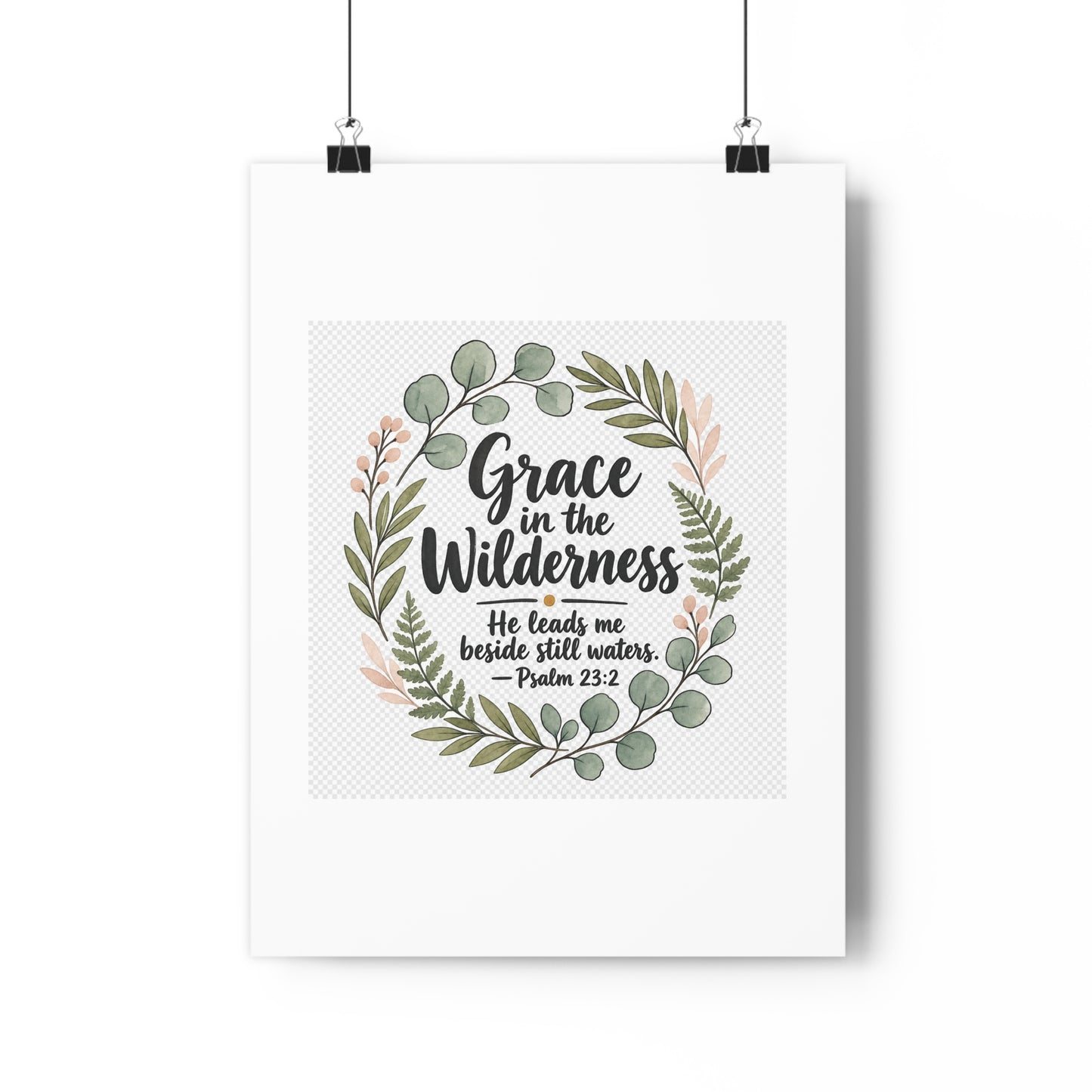 Grace in the Wilderness — Ceramic Mug + 8x10 Giclée Art Print Set