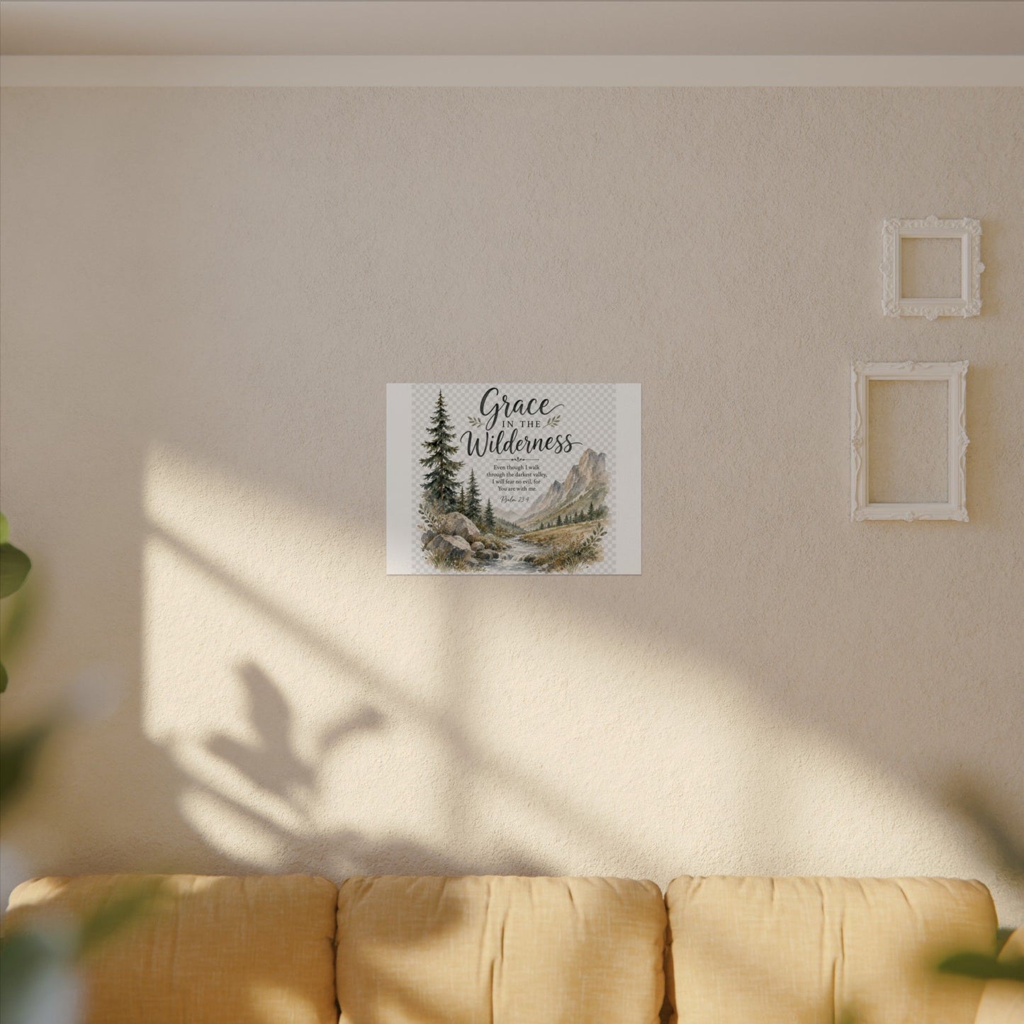 Grace in the Wilderness — Psalm-Inspired Watercolor Printable (8x10, 11x14)