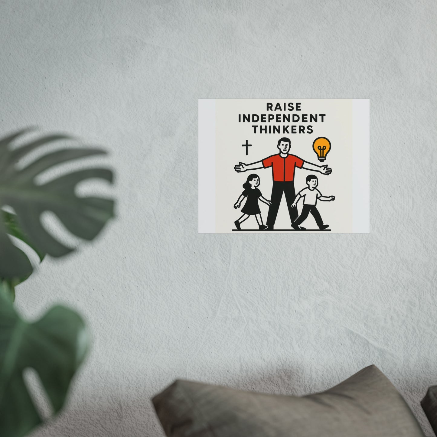 Empowering Homeschool Dads - Modern Minimalist Fine Art Poster