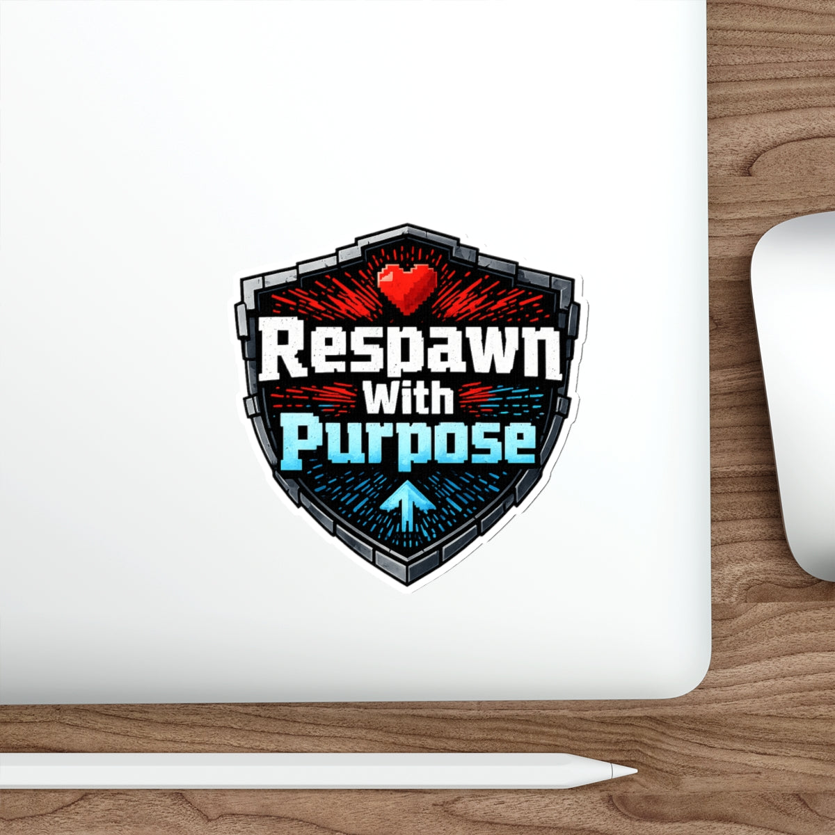 Respawn With Purpose Die-Cut Sticker