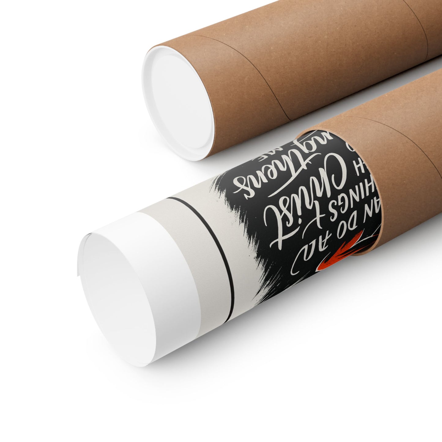 Faith-Fueled Fitness Inspiration Matte Vertical Poster