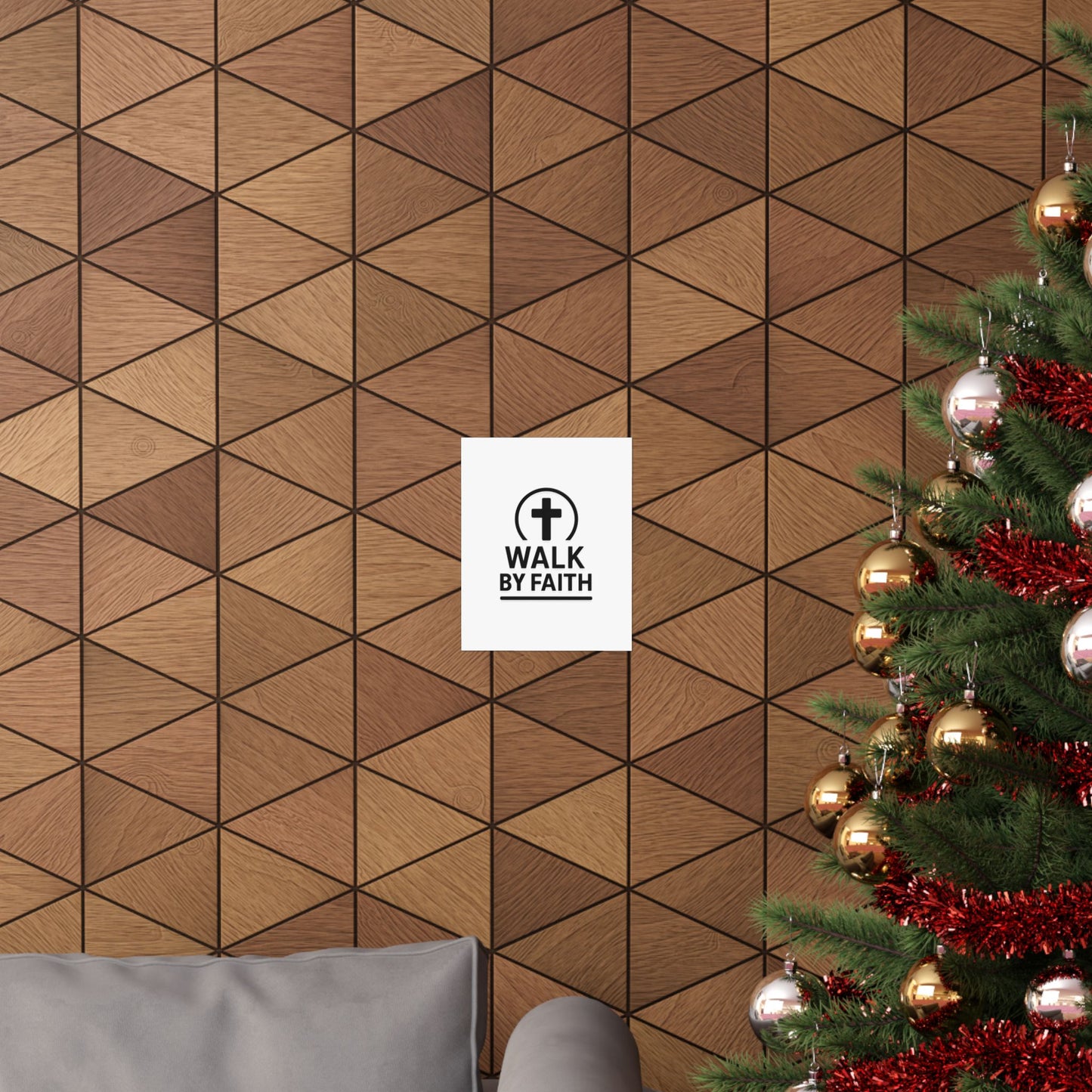 Modern Inspirational Scripture Matte Vertical Poster
