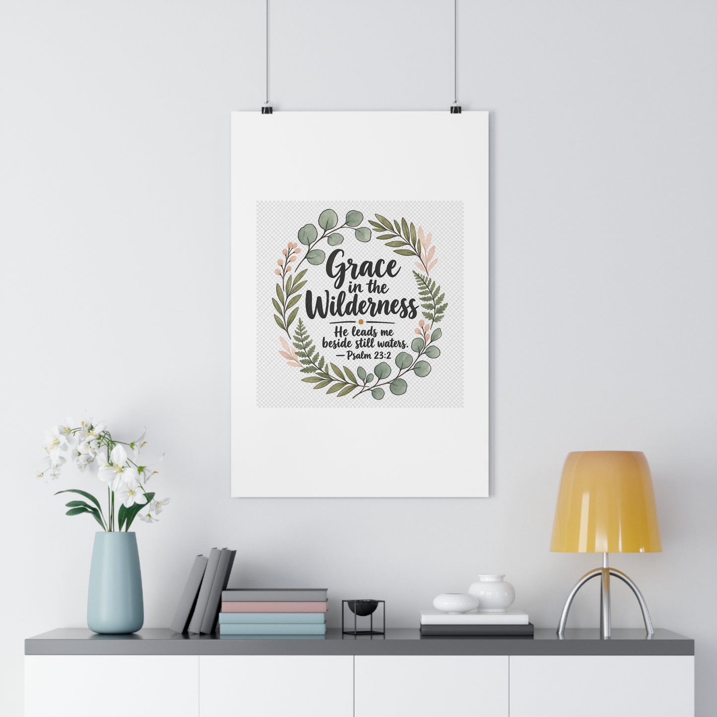 Grace in the Wilderness — Ceramic Mug + 8x10 Giclée Art Print Set