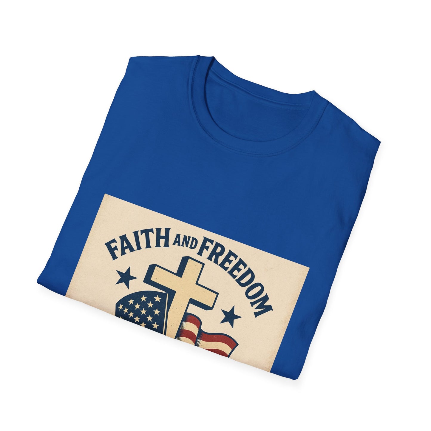 Faith & Freedom 250th Anniversary Vintage Patriotic T-Shirt