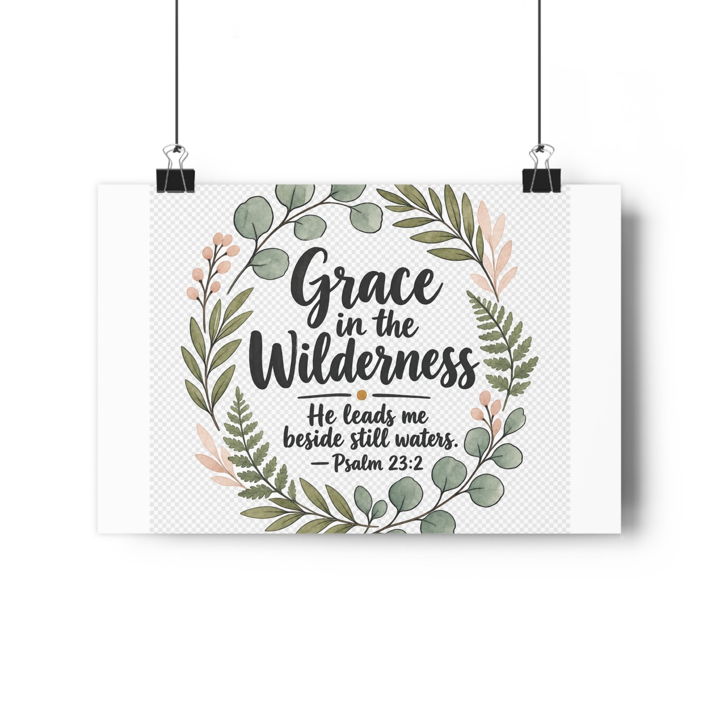 Grace in the Wilderness — Ceramic Mug + 8x10 Giclée Art Print Set