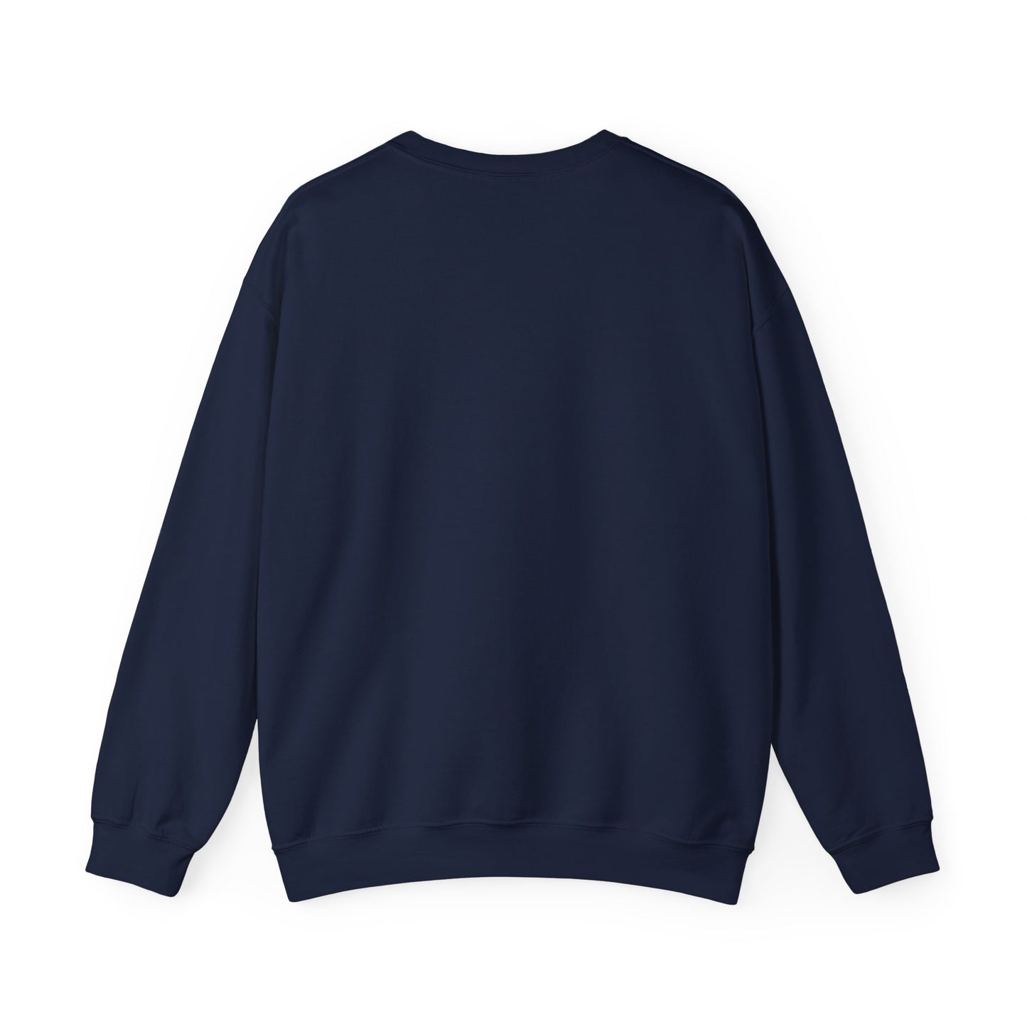 Joshua 24:15 Woodcut Family Emblem Crewneck  Unisex Heavy-Blend Sweatshirt