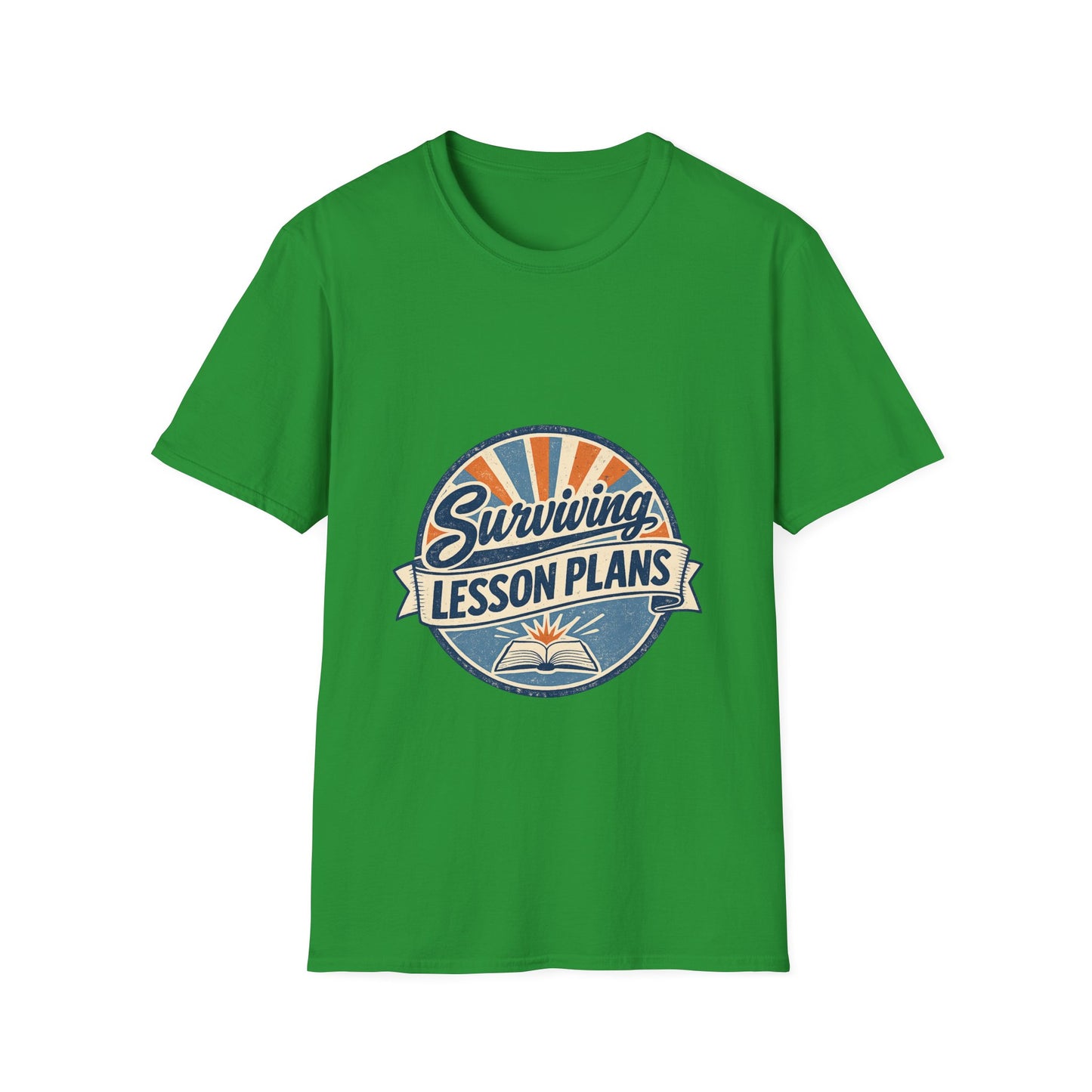 Homeschool Dad “Surviving Lesson Plans” Badge Tee — Father's Day Gift