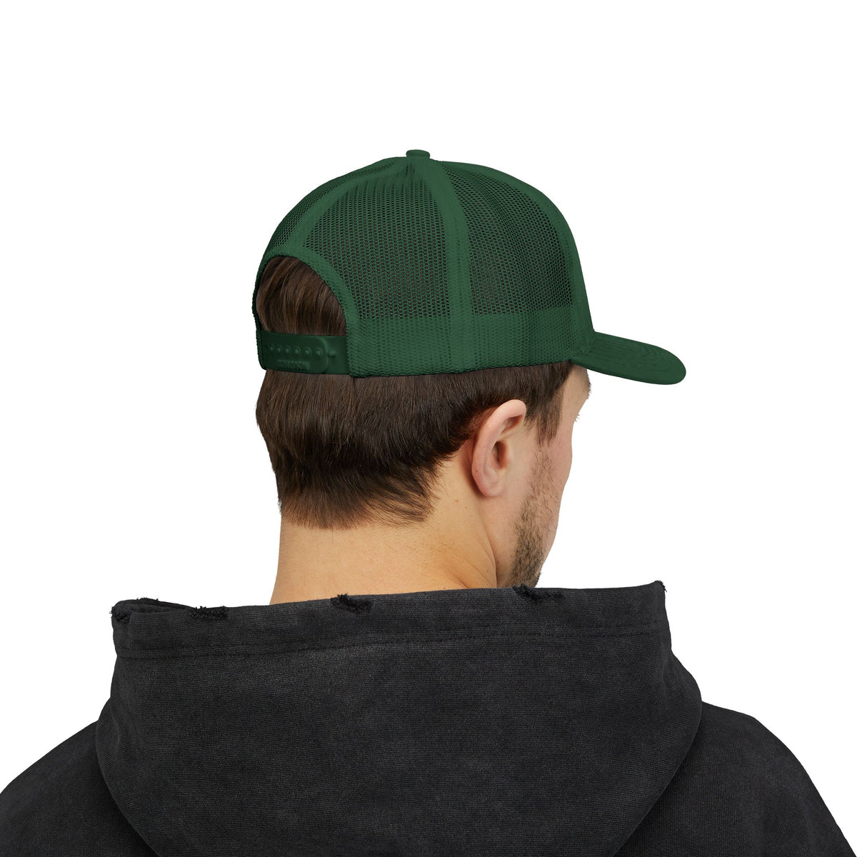 Owl Logo Snapback Trucker Cap — "Wise Wood" Embroidered Mesh Hat