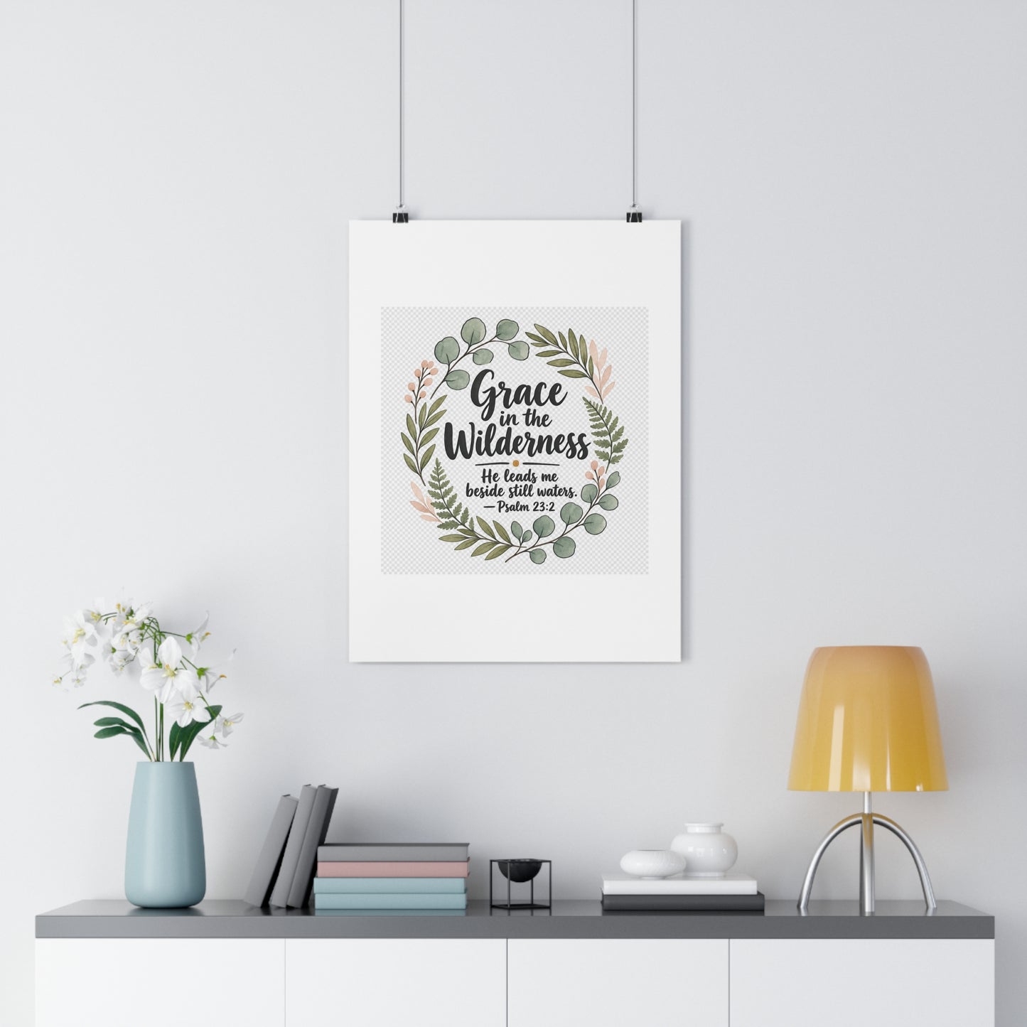 Grace in the Wilderness — Ceramic Mug + 8x10 Giclée Art Print Set