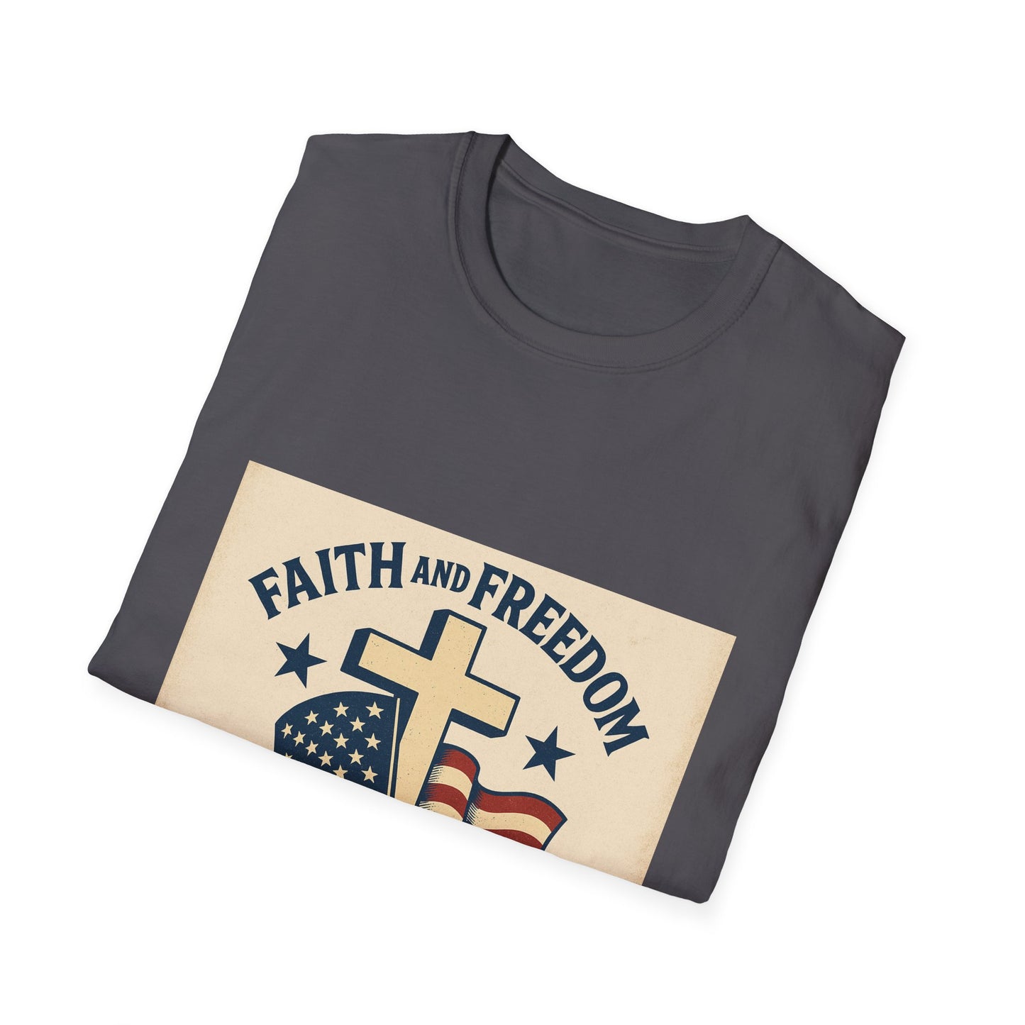 Faith & Freedom 250th Anniversary Vintage Patriotic T-Shirt