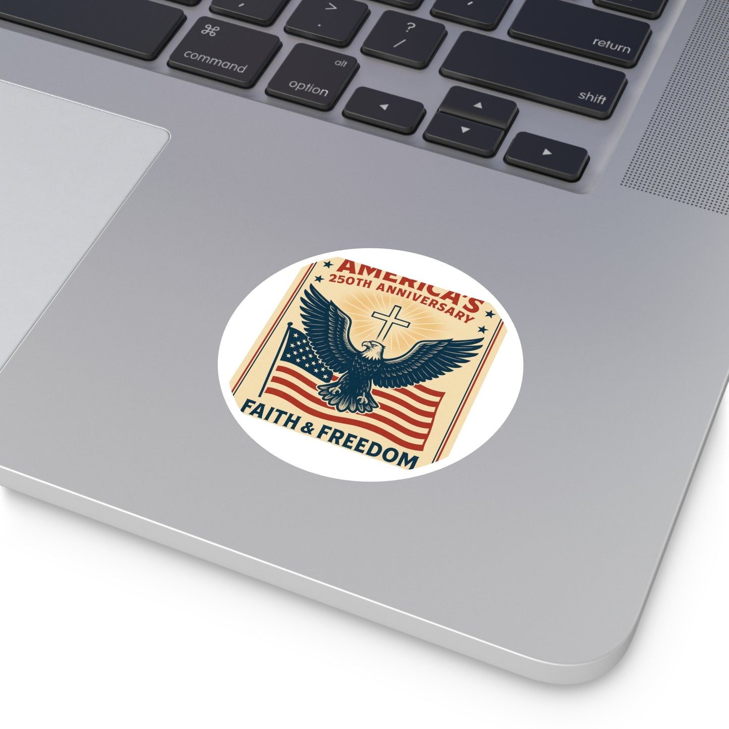 America's 250th Anniversary Inspirational Greeting Card – Faith & Freedom