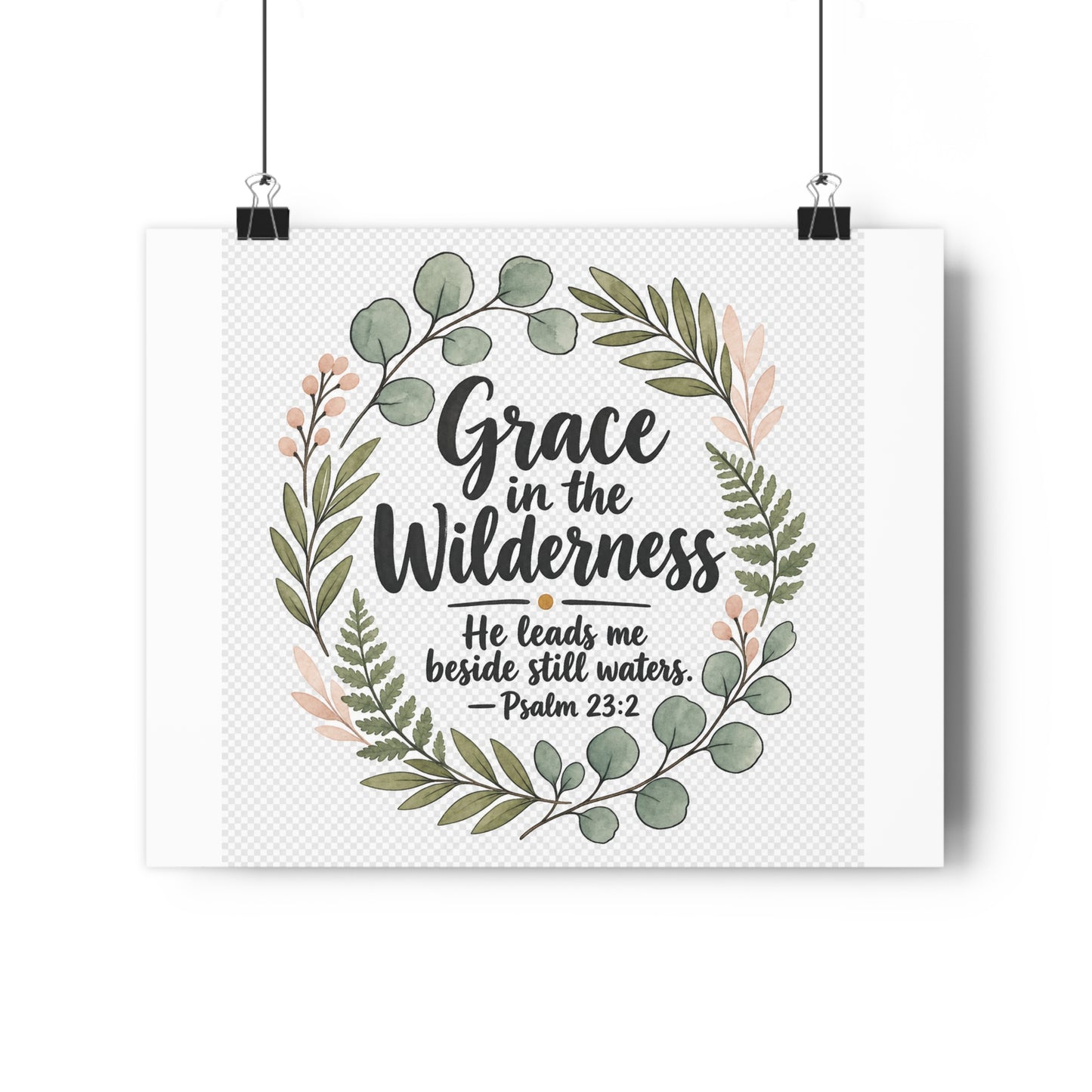 Grace in the Wilderness — Ceramic Mug + 8x10 Giclée Art Print Set