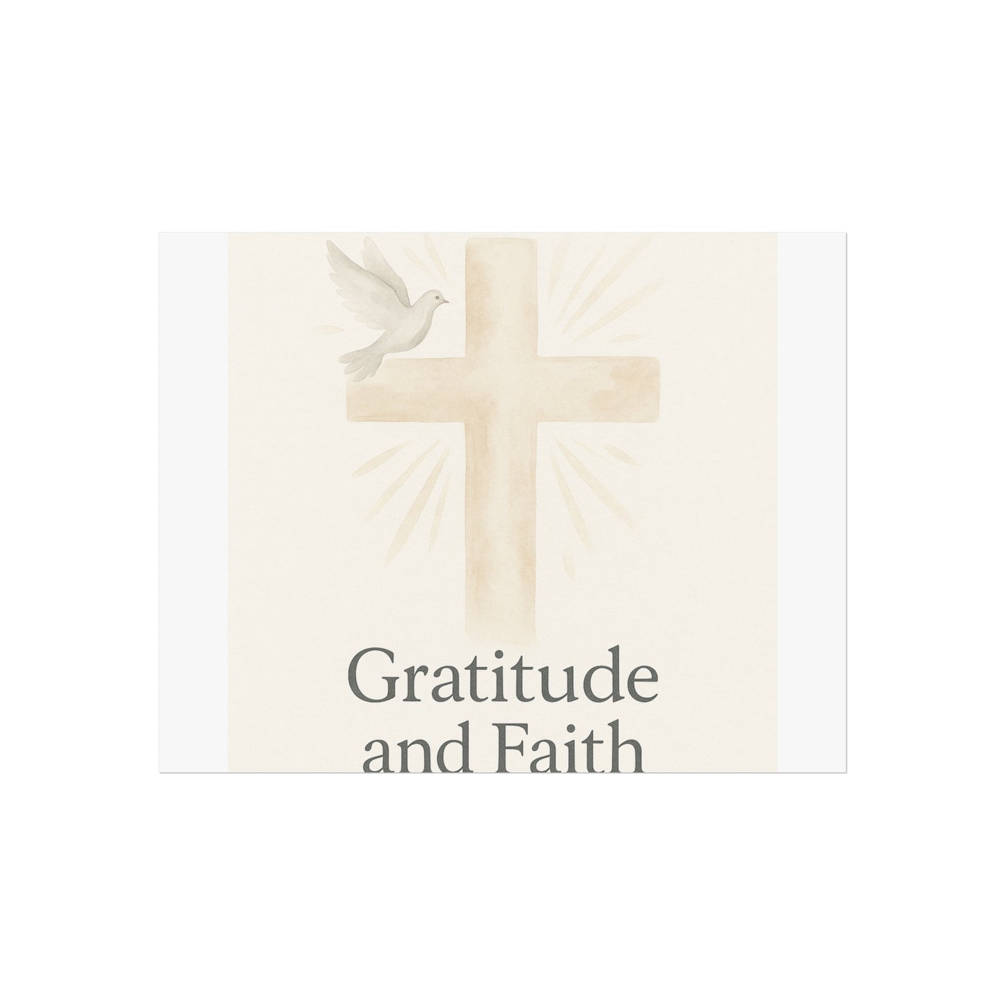 Grateful Hearts – Minimalist Watercolor Fine Art Poster
