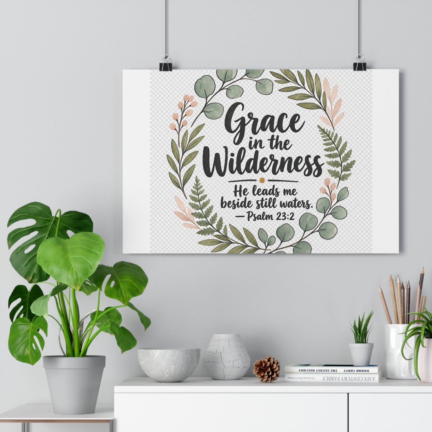 Grace in the Wilderness — Ceramic Mug + 8x10 Giclée Art Print Set
