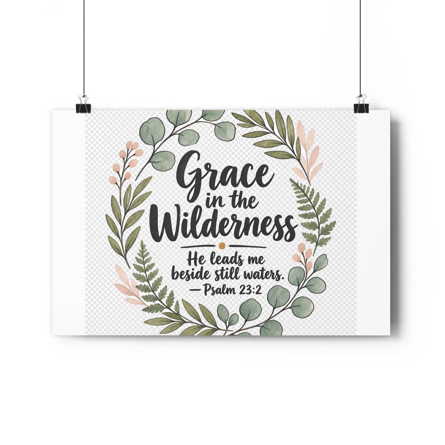 Grace in the Wilderness — Ceramic Mug + 8x10 Giclée Art Print Set