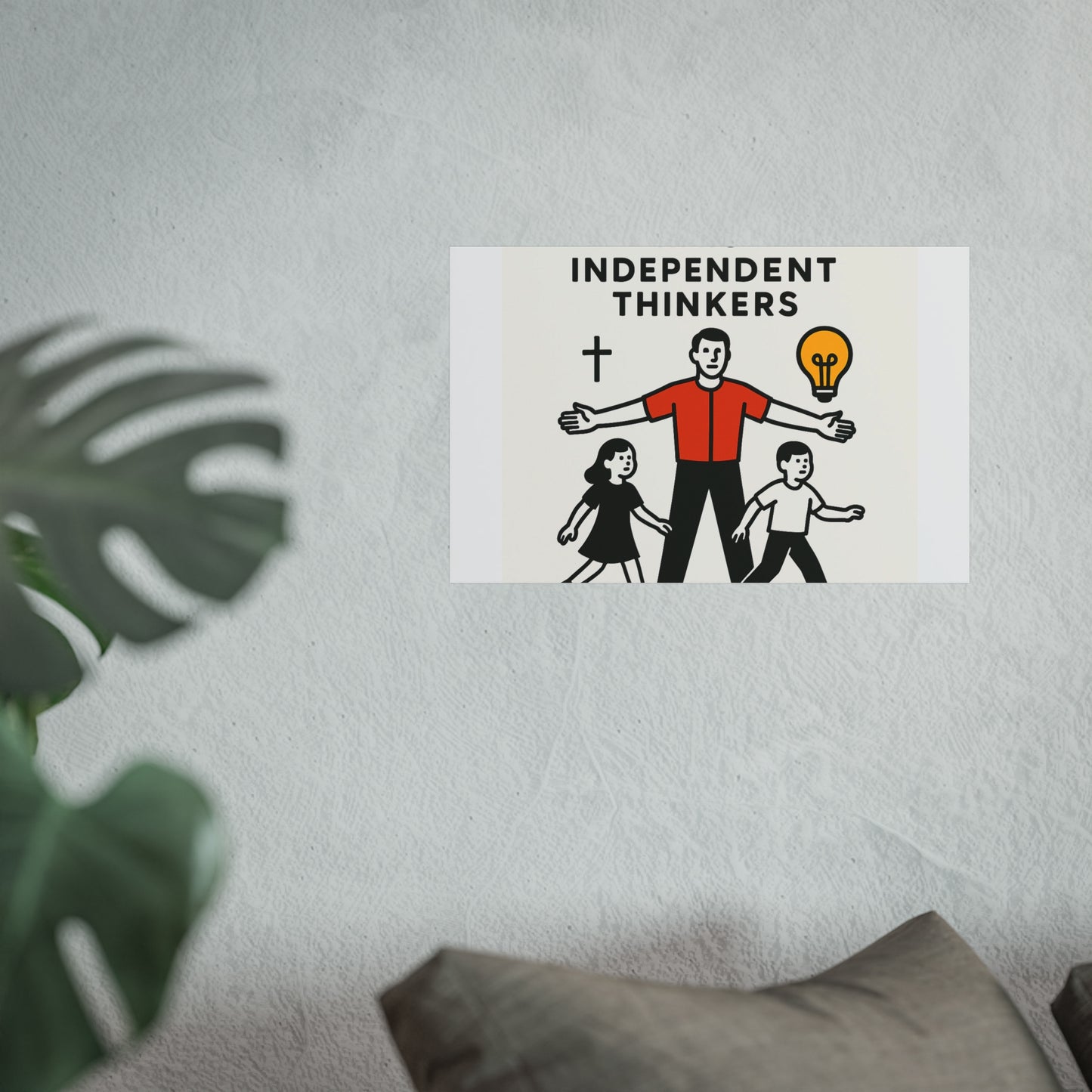 Empowering Homeschool Dads - Modern Minimalist Fine Art Poster