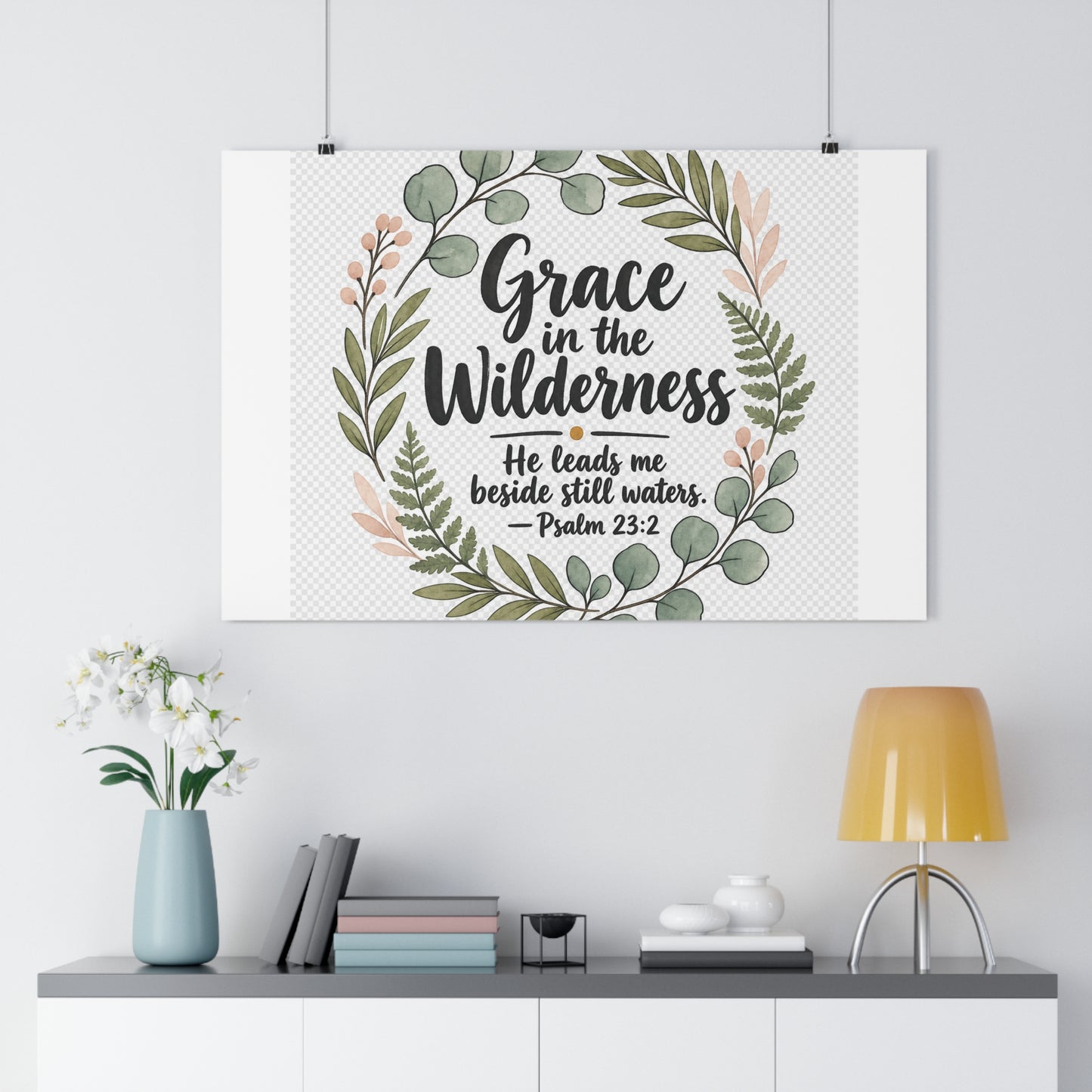 Grace in the Wilderness — Ceramic Mug + 8x10 Giclée Art Print Set
