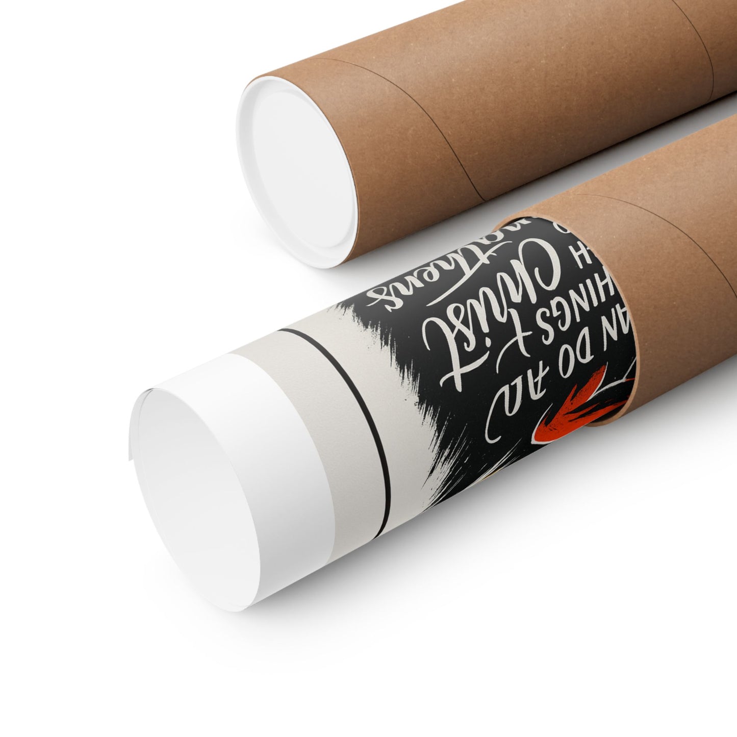 Faith-Fueled Fitness Inspiration Matte Vertical Poster