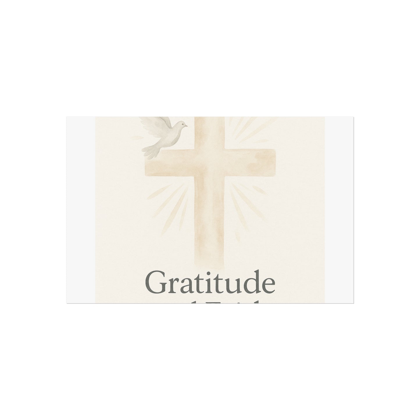 Grateful Hearts – Minimalist Watercolor Fine Art Poster