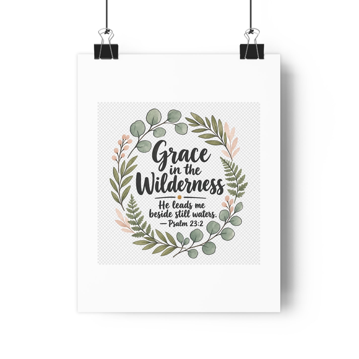 Grace in the Wilderness — Ceramic Mug + 8x10 Giclée Art Print Set