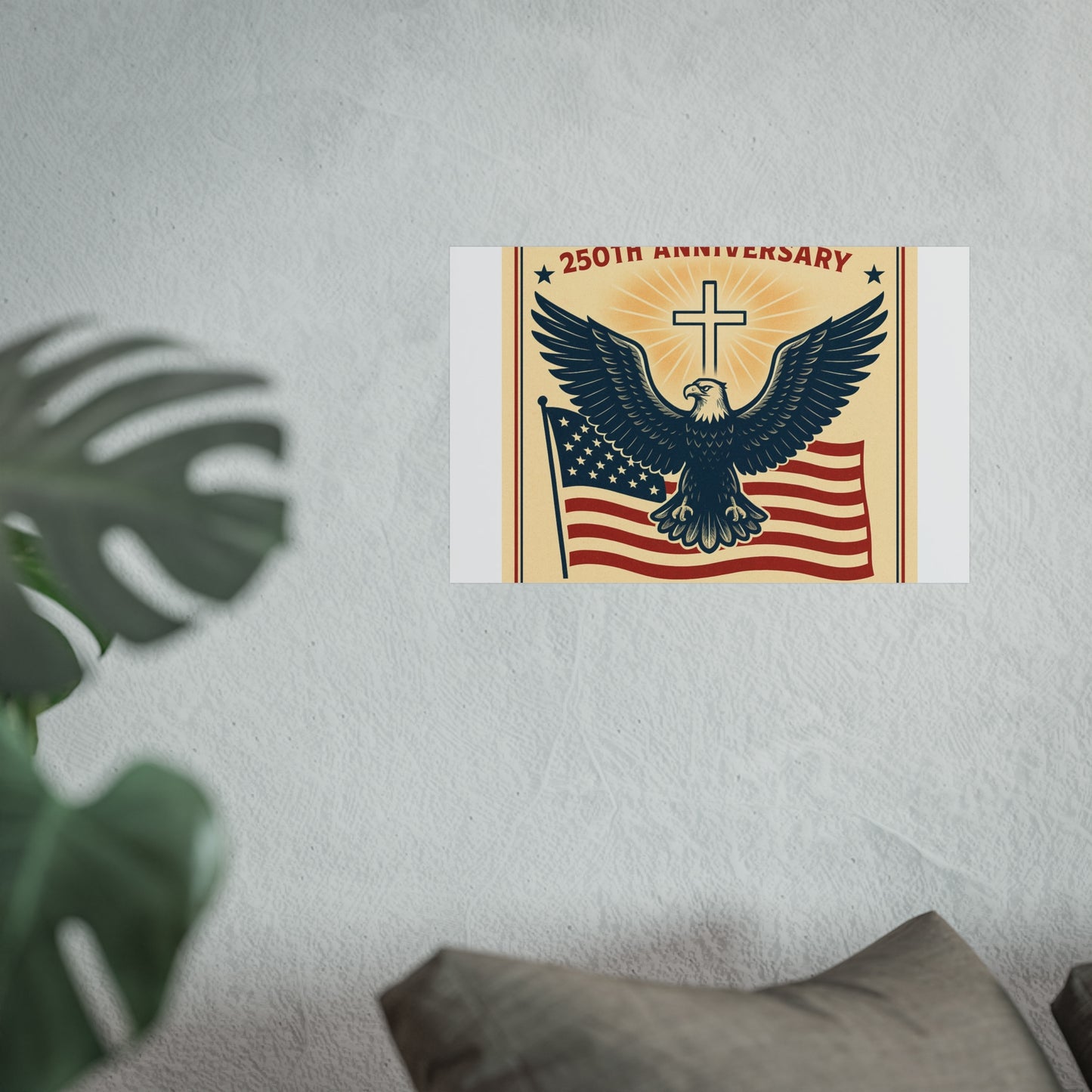 America's 250th Anniversary Fine Art Poster – Faith & Freedom