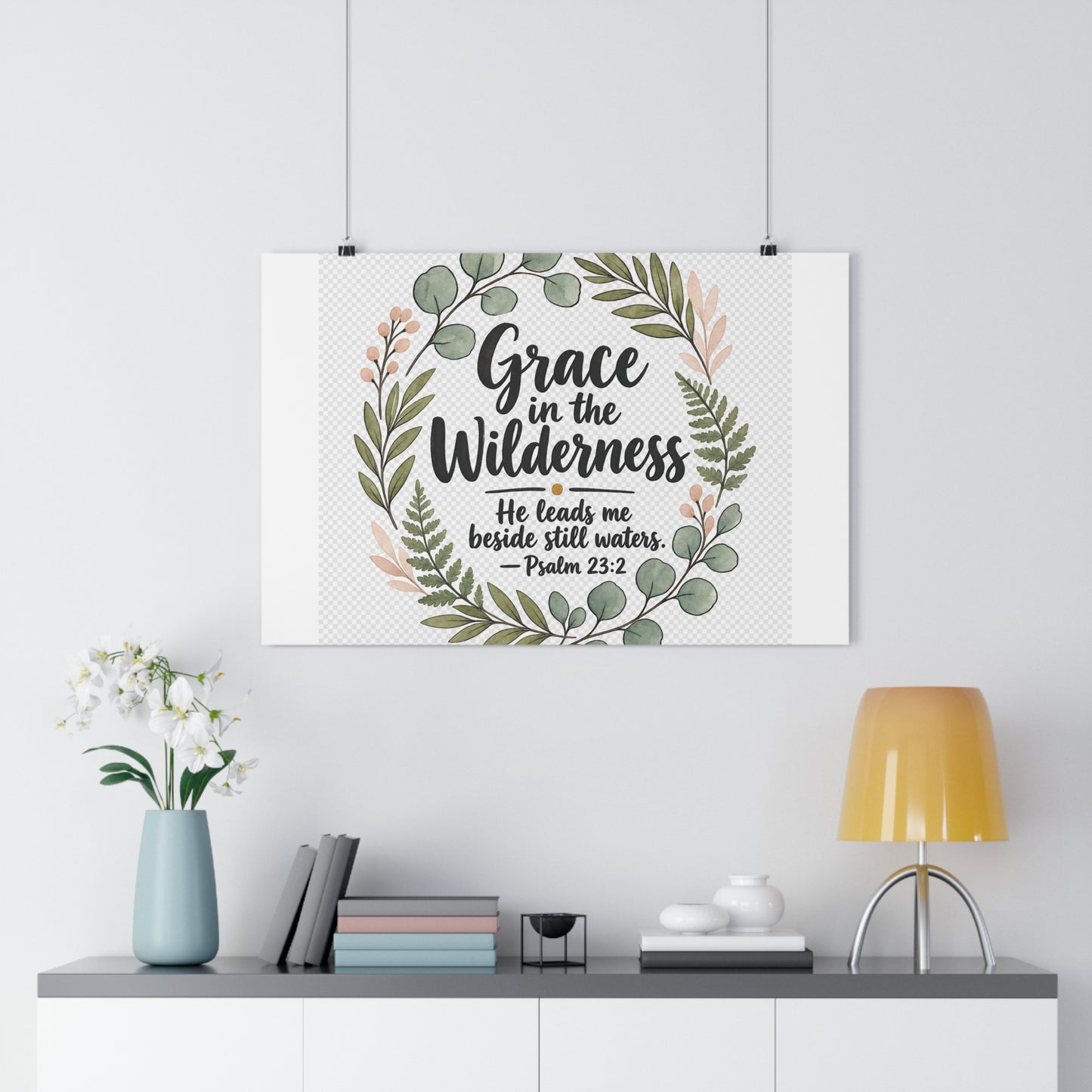 Grace in the Wilderness — Ceramic Mug + 8x10 Giclée Art Print Set