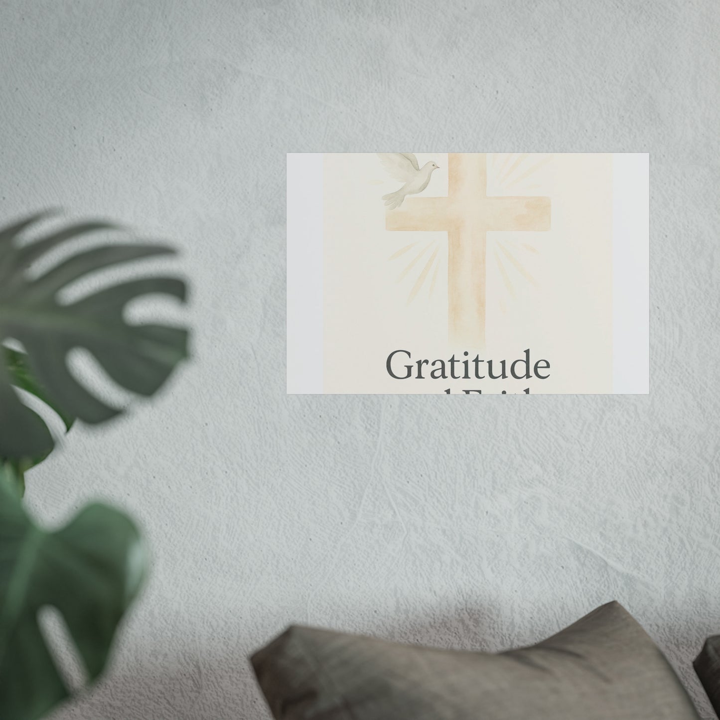 Grateful Hearts – Minimalist Watercolor Fine Art Poster