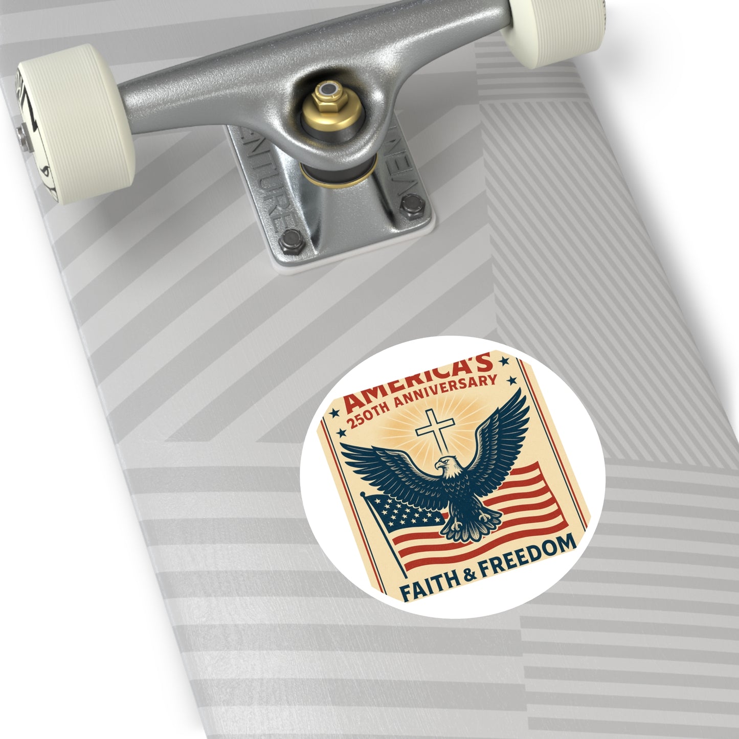 America's 250th Anniversary Inspirational Greeting Card – Faith & Freedom