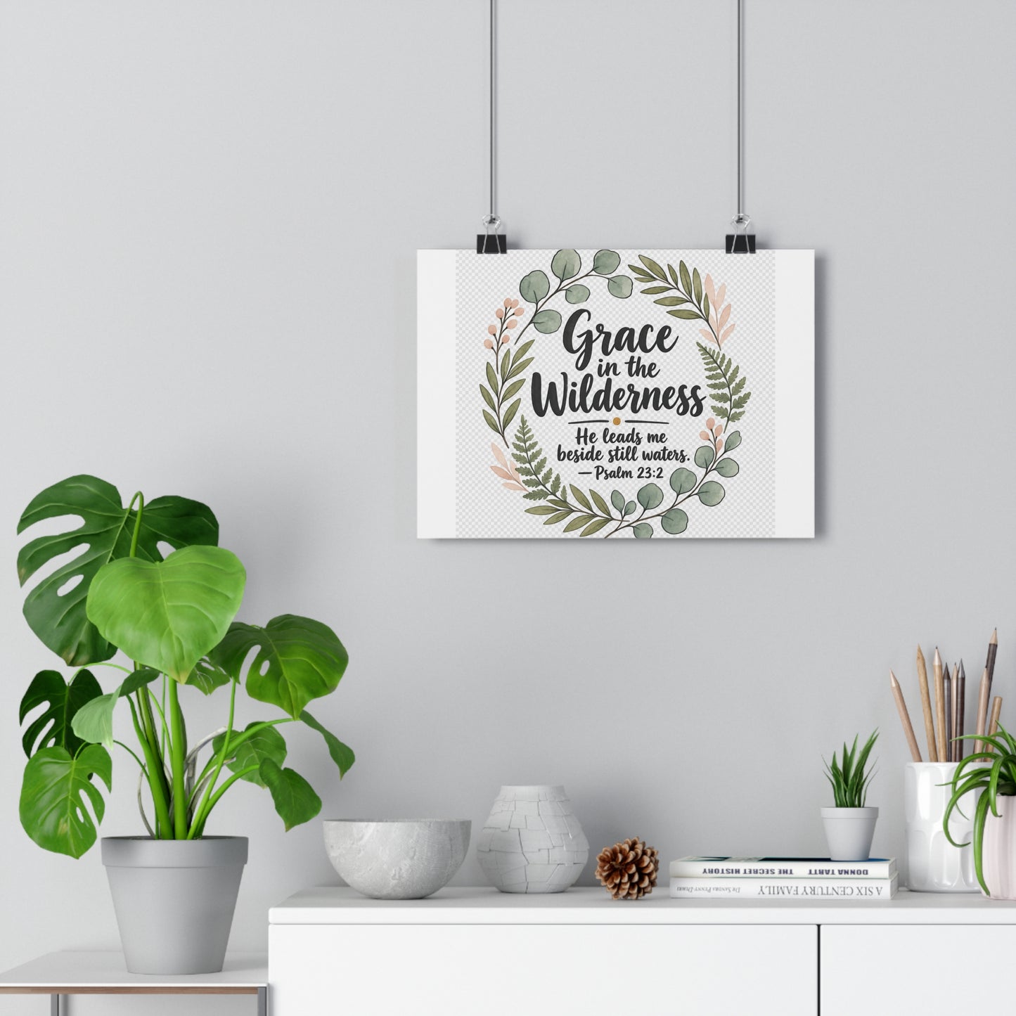Grace in the Wilderness — Ceramic Mug + 8x10 Giclée Art Print Set