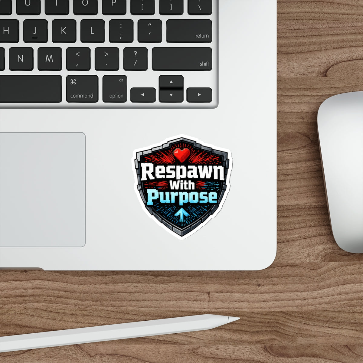 Respawn With Purpose Die-Cut Sticker
