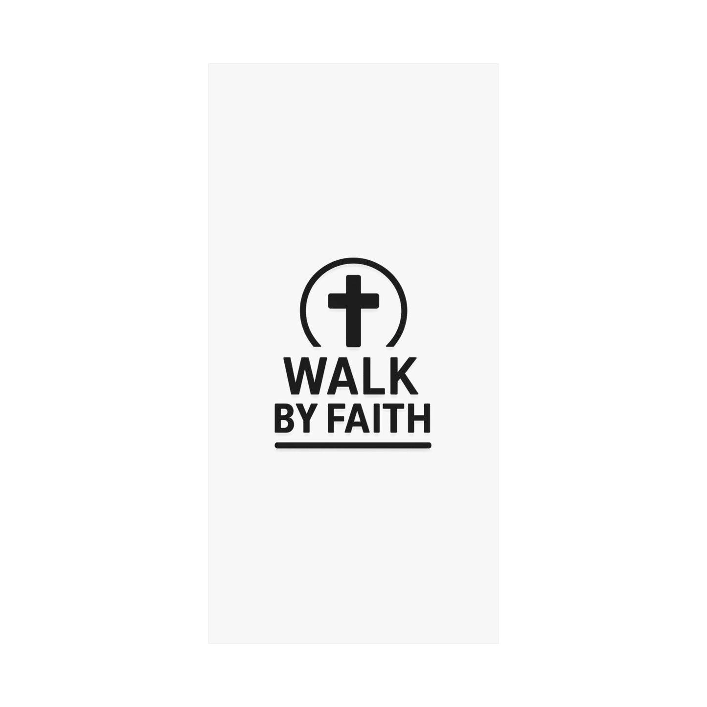 Modern Inspirational Scripture Matte Vertical Poster