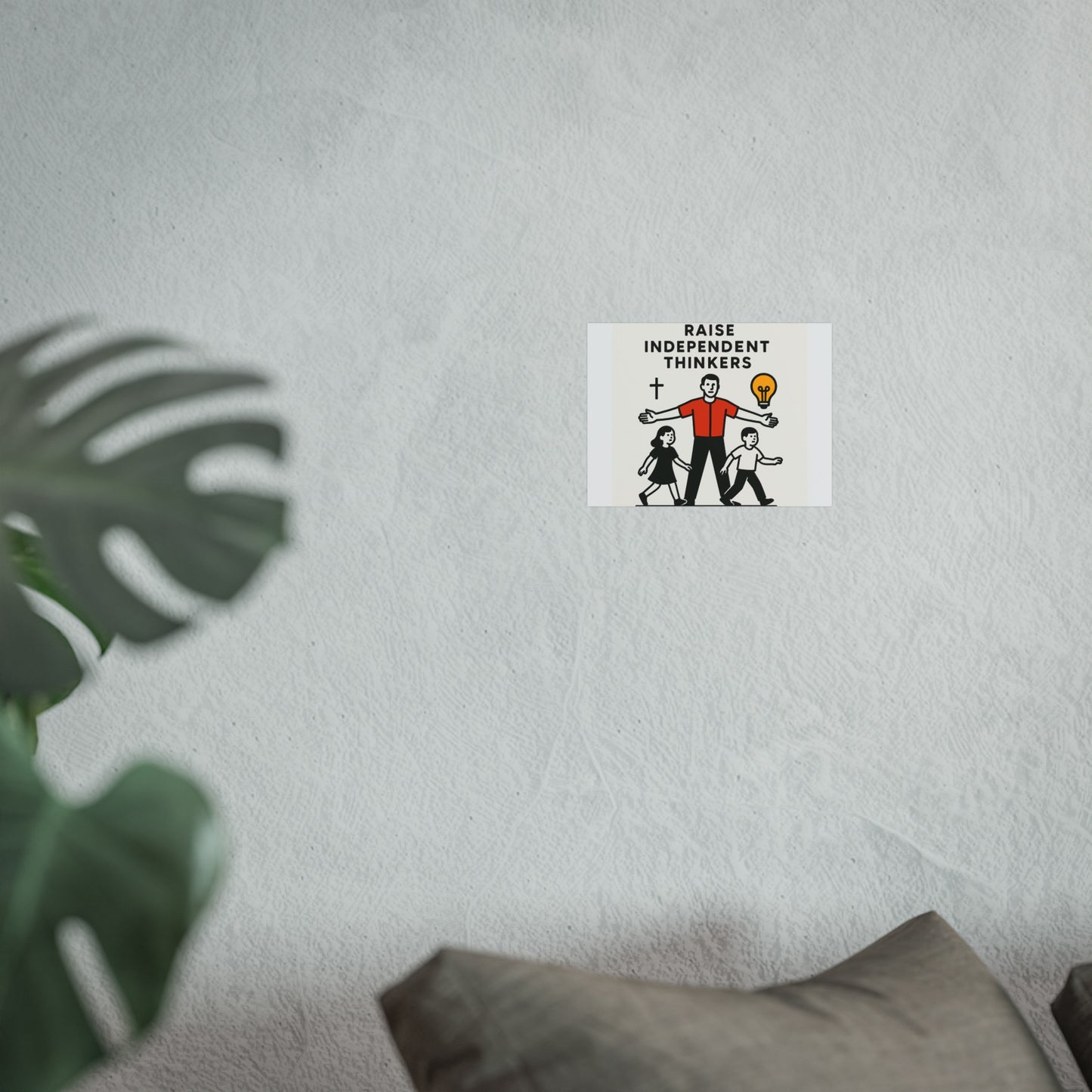 Empowering Homeschool Dads - Modern Minimalist Fine Art Poster